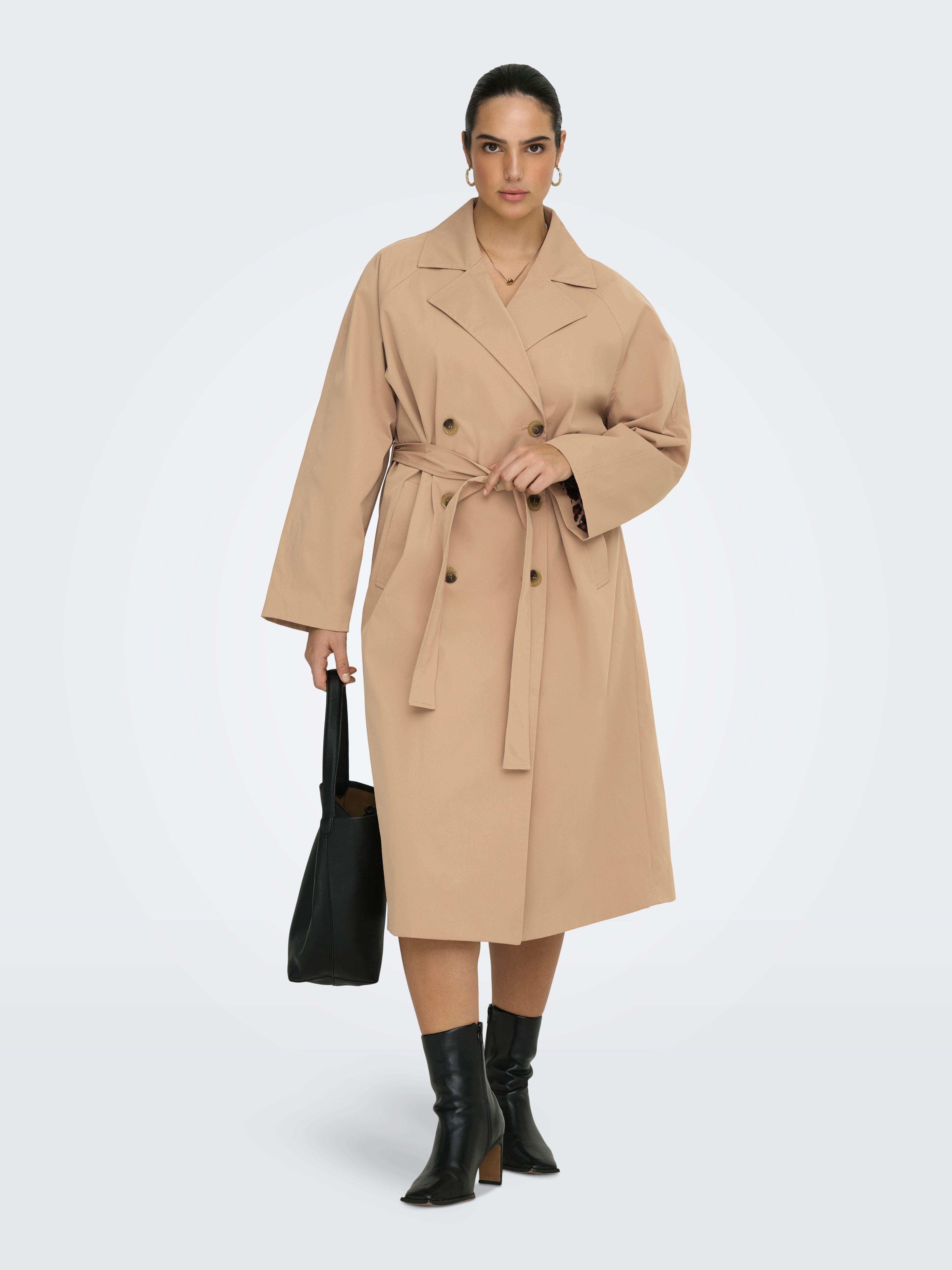 ONLY CARMAKOMA Trenchcoat CARDORIANA LIFE LEO TRENCHCOAT OTW
