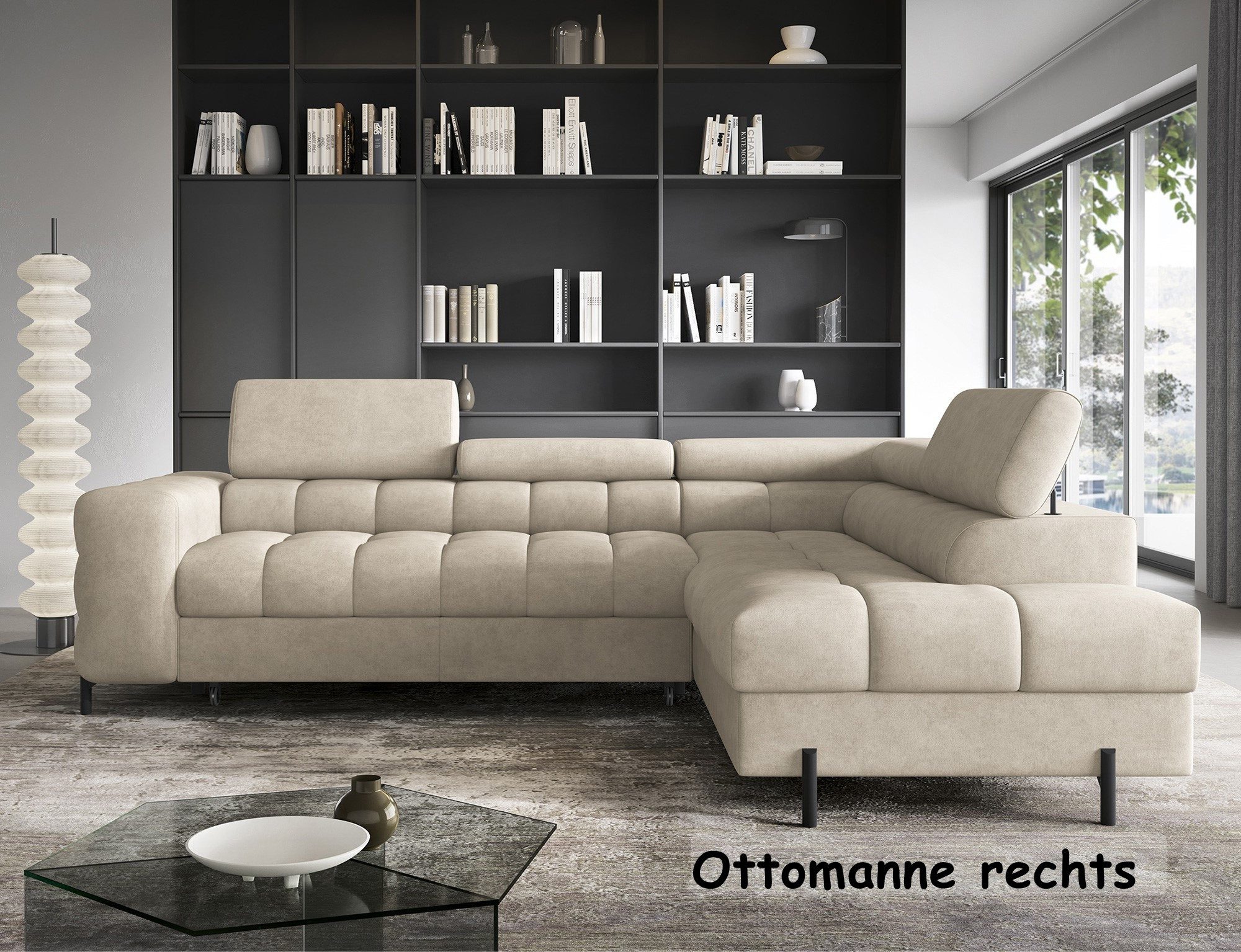 Möbel für Dich Ecksofa Ferucce 276x200x72-93 günstig online kaufen