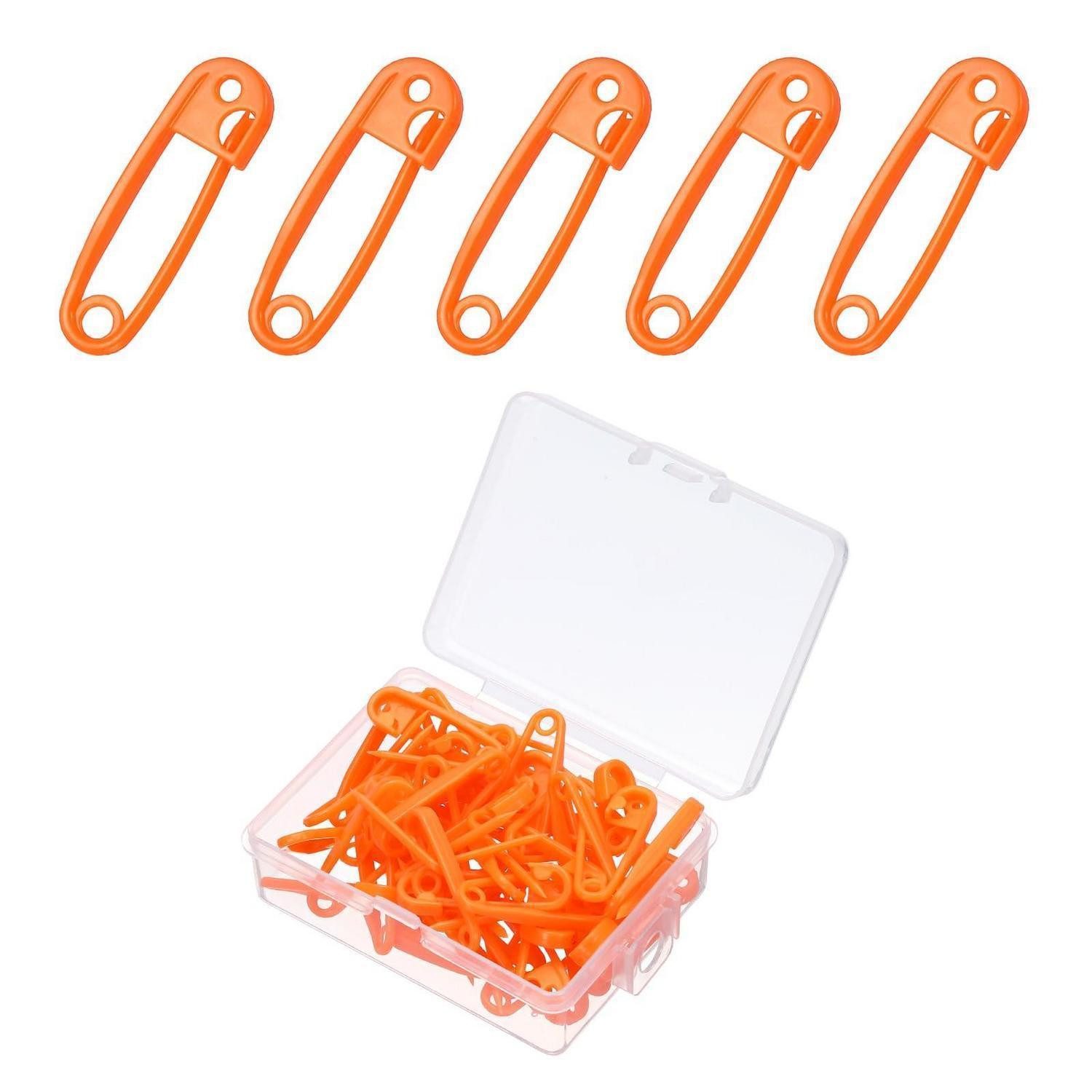 LuxusKollektion Sicherheitsnadeln Sicherheitsnadeln Plastik 50Stk Bunt 28mm