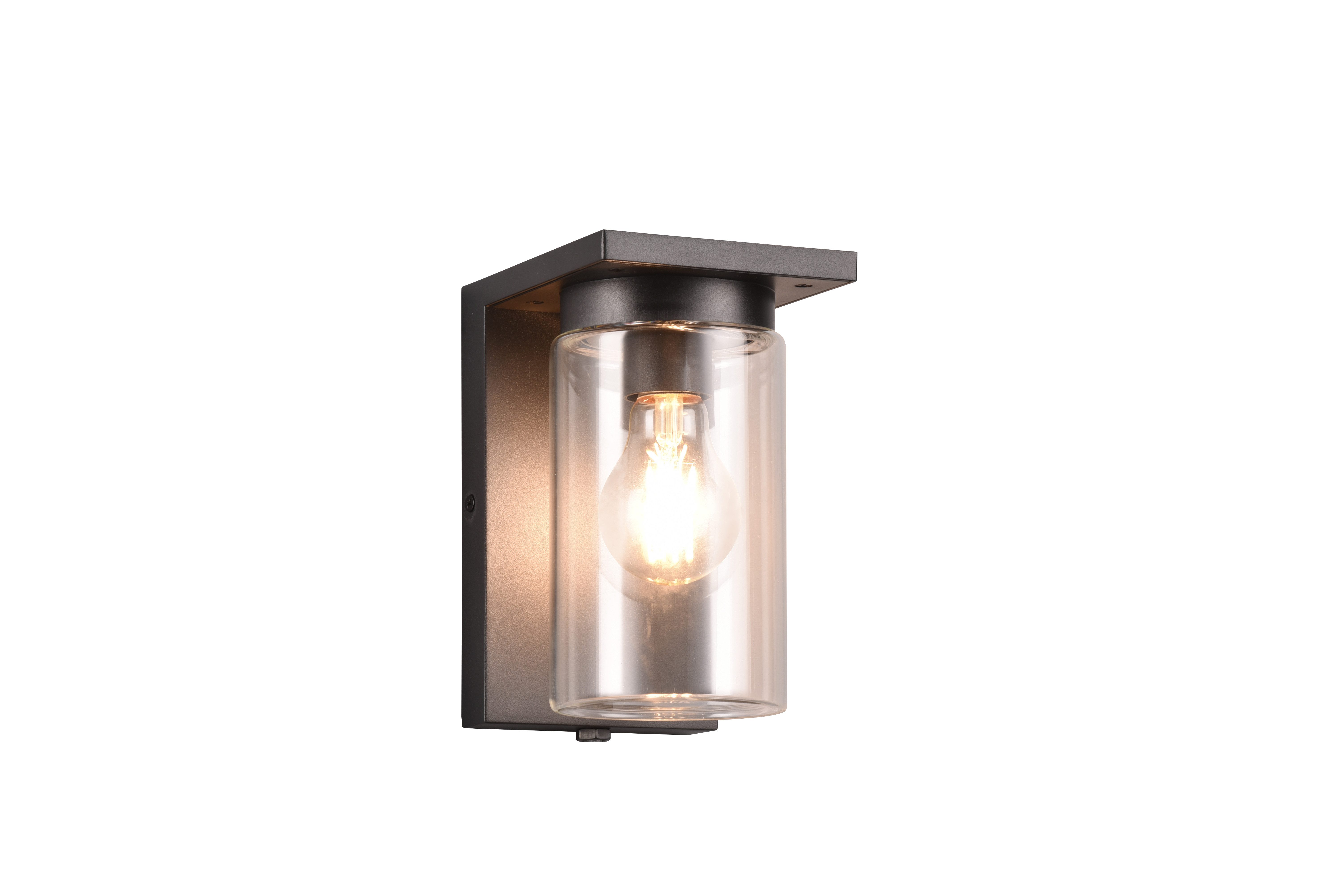 lightling Wandleuchte Ariana, ohne Leuchtmittel, Dämmerungssensor, Ein-und Ausschalter, Outdoor IP44, E27