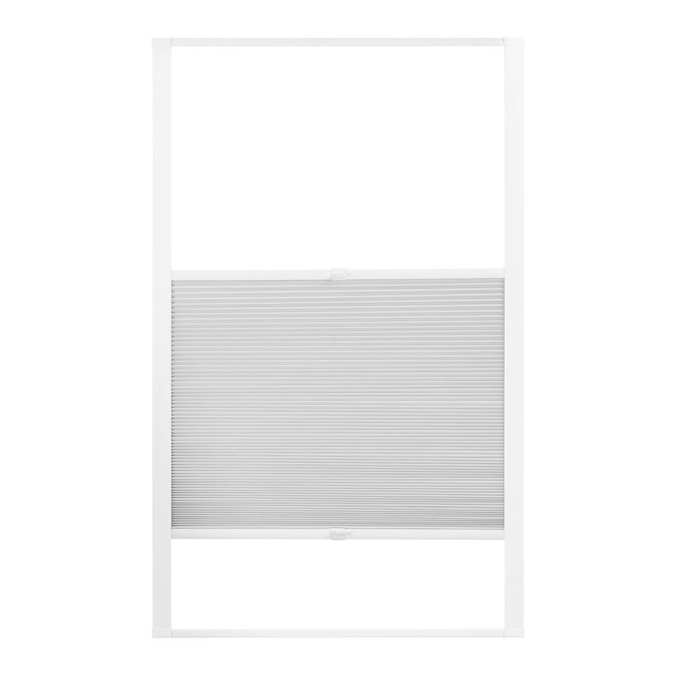 ventanara Dachfensterplissee Dachfenster passend für Velux Fenster Weiß Verdunkelung MK08