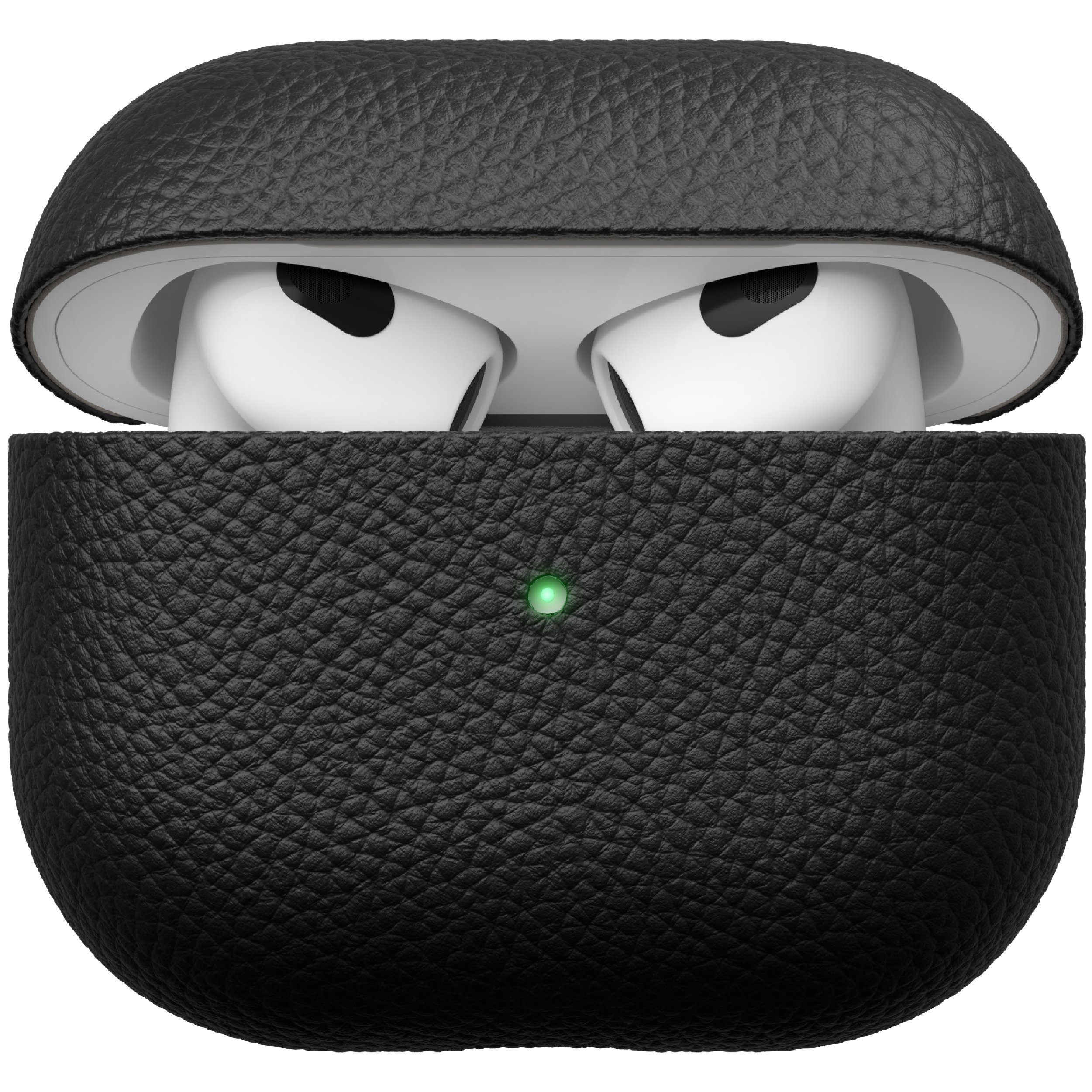 KeyBudz Kopfhörer-Schutzhülle Artisan Leder Schutzhülle für AirPods 3. Generation, hochwertiges Echtleder