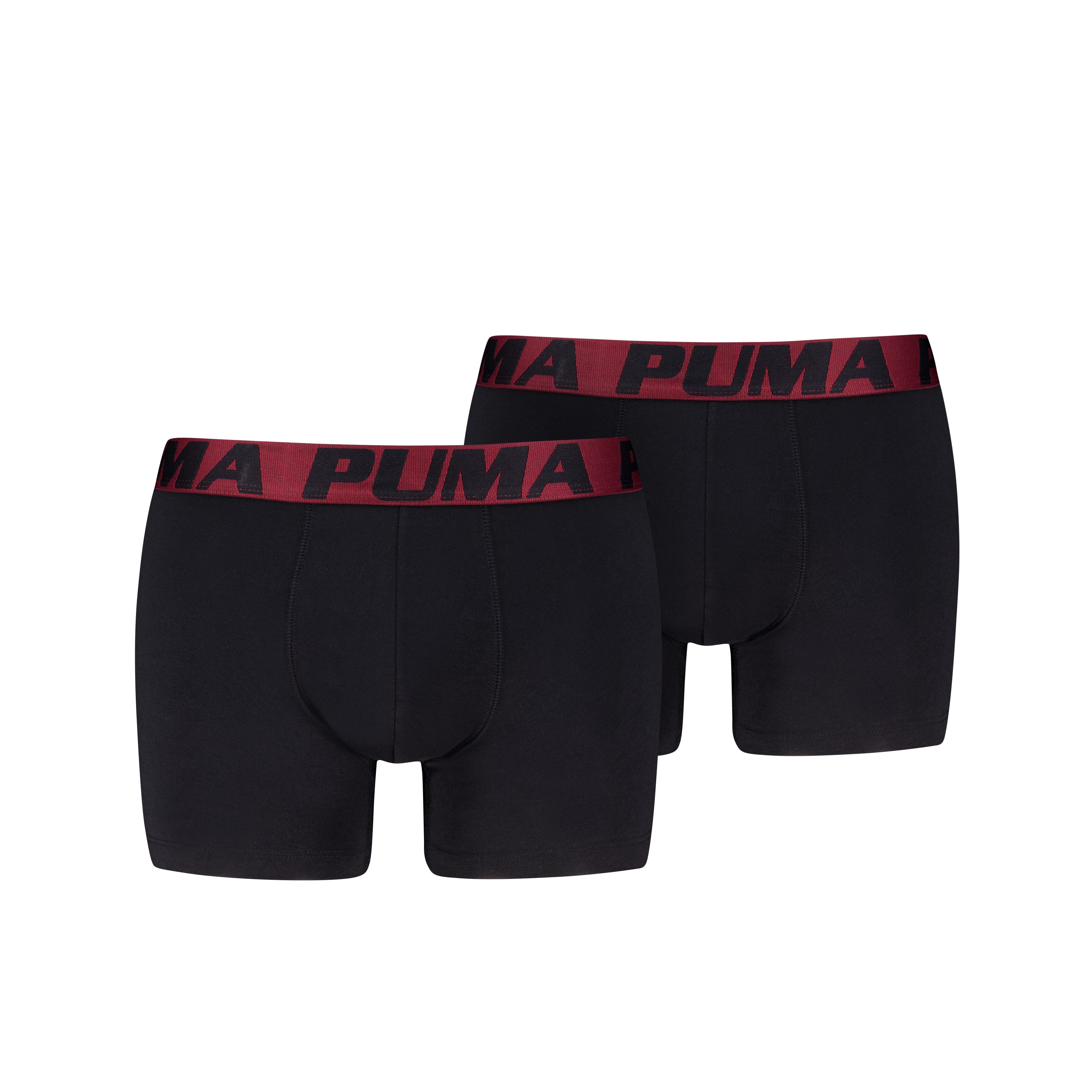 PUMA Boxershorts PUMA MEN STRIPED ELASTIC BOXERS (2er Pack)