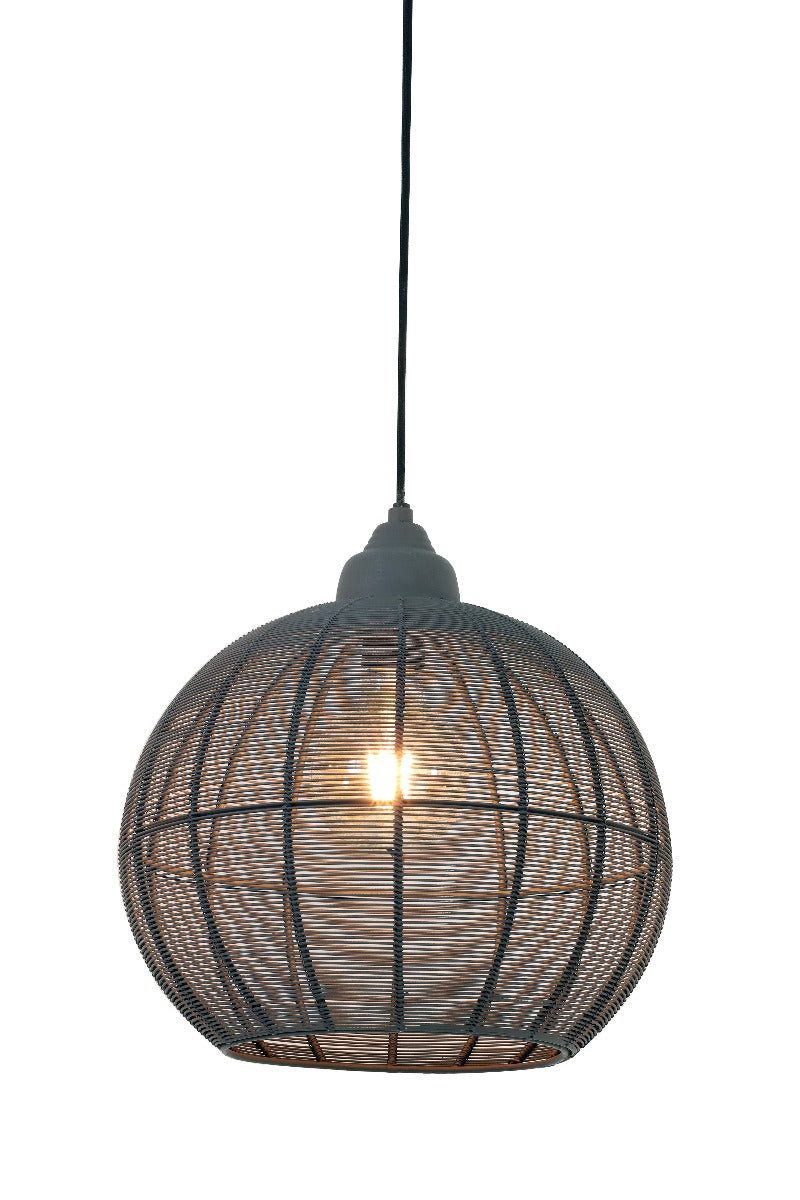 Dirk Davids Leuchten GmbH Hängeleuchten Hängeleuchte Ø32cm Mila Zement Grau 2902725, ohne Leuchtmittel