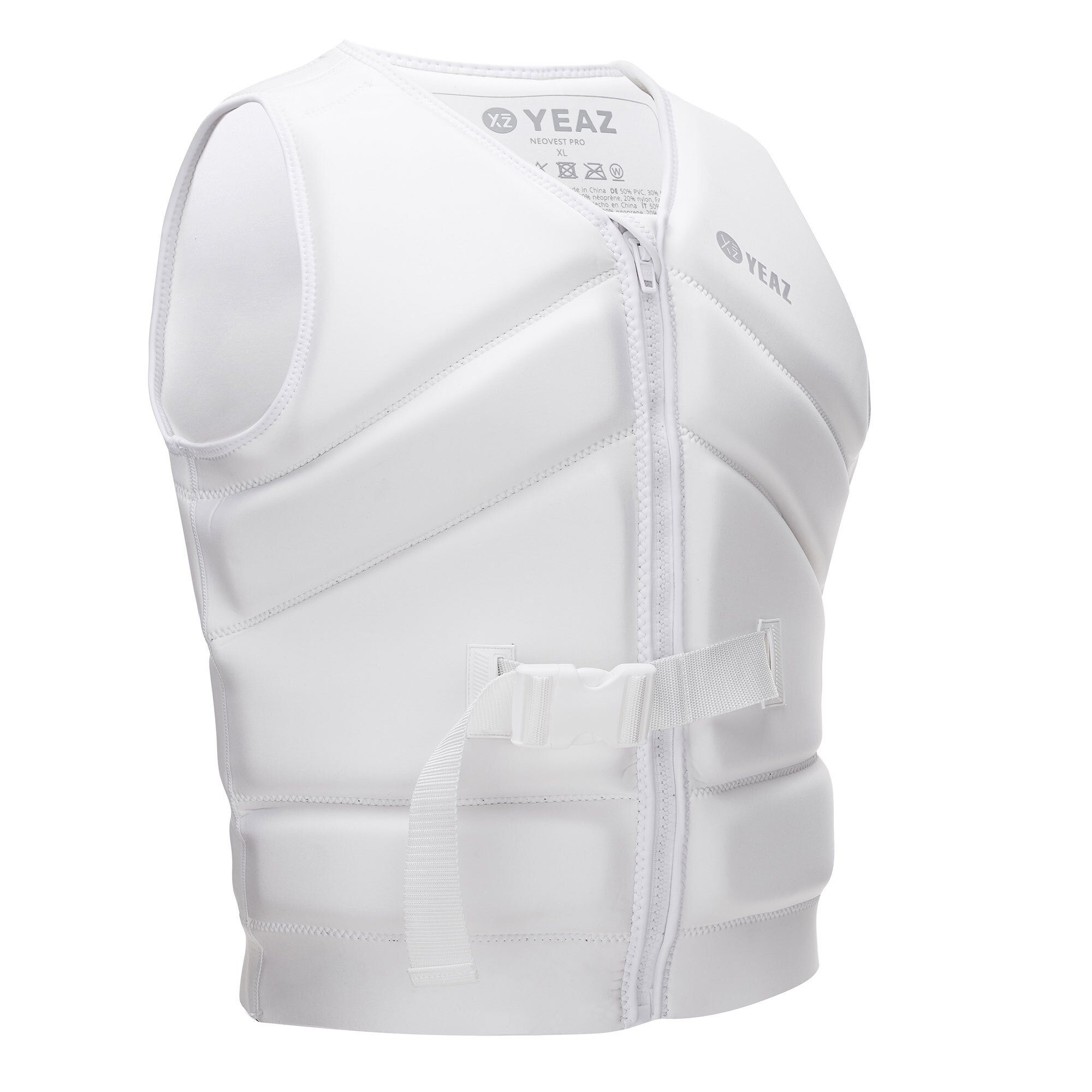 YEAZ Schwimmweste NEOVEST PRO Neoprenweste mit Gurt, Hochwertige Neopren Weste mit 50 Newton Auftrieb