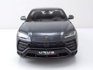 Bburago Modellauto Lamborghini Urus 2018 grau metallic Modellauto 1:18 Bburago, Maßstab 1:18