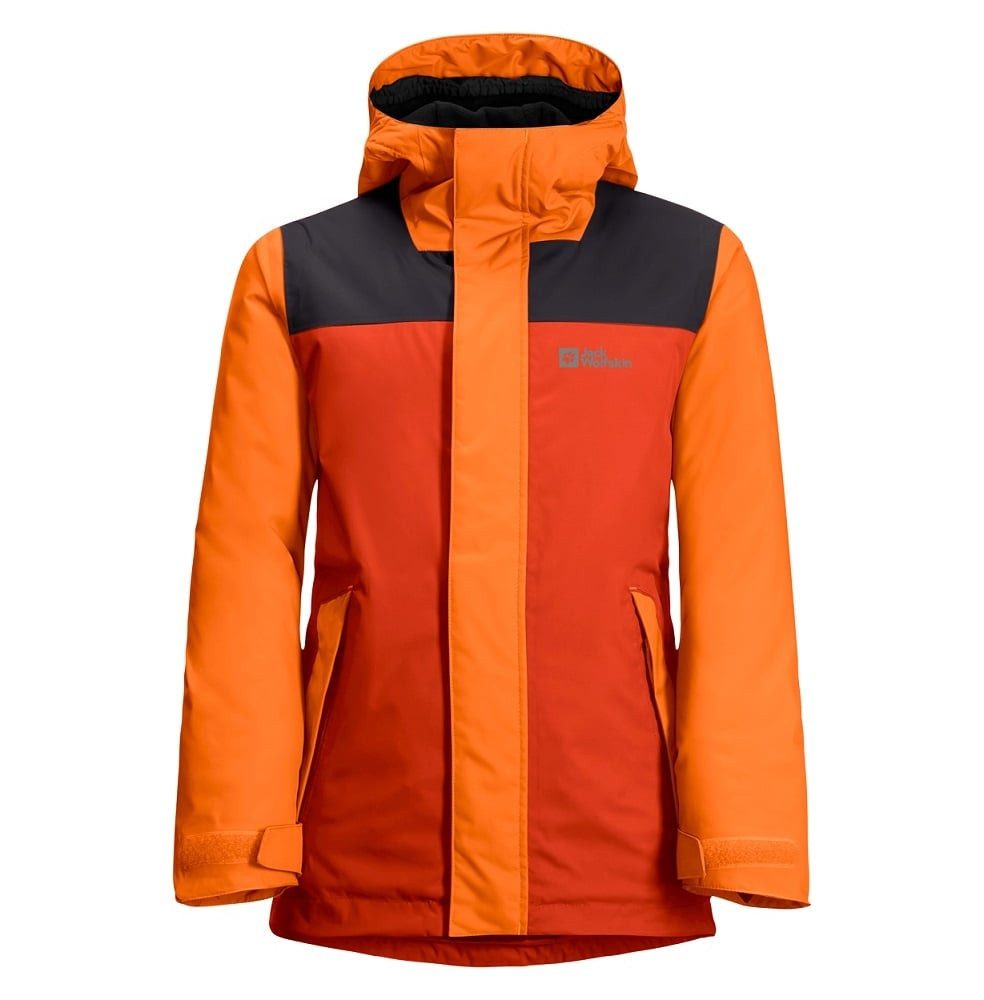 Jack Wolfskin Winterjacke Icy Mountain (wasser- und winddicht, atmungsaktiv,warm) 2022 orange