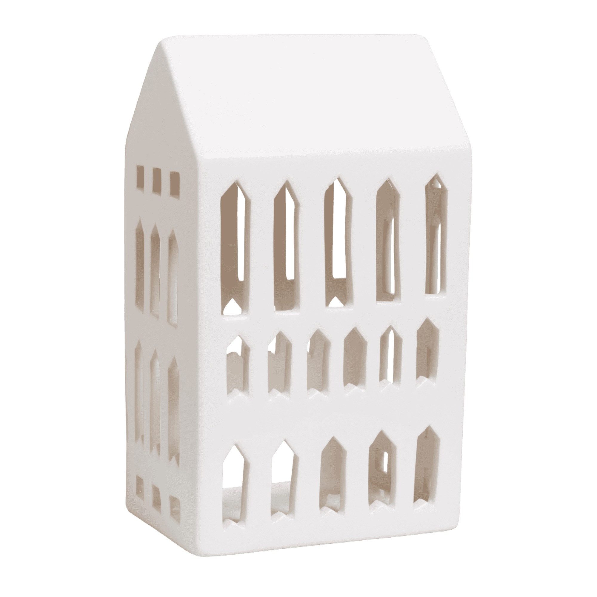 Kähler Teelichthalter Kähler Urbania Lichthaus Church Weiß günstig online kaufen