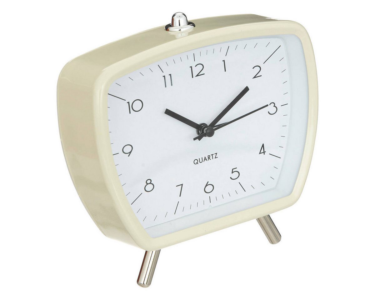 Atmosphera Créateur d'intérieur Uhr Retro Wecker CATHY, 14 x 14 cm