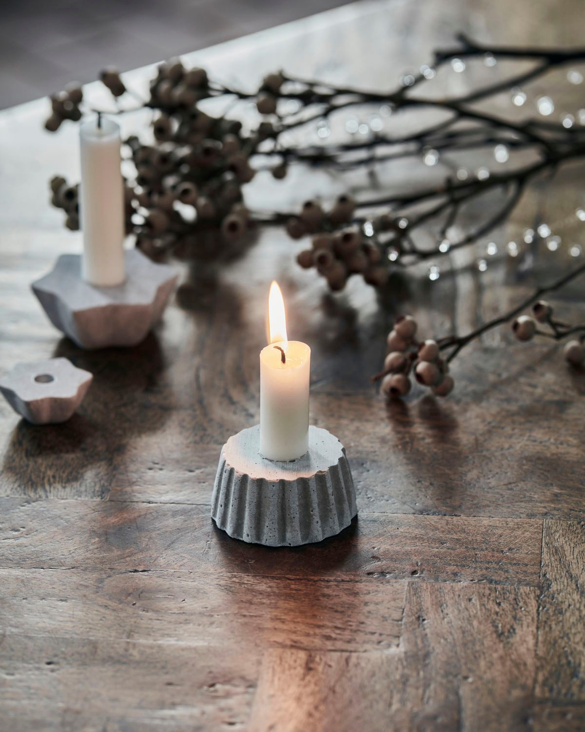 House Doctor Подсвечник Подсвечник MOLD BAKE M Grau