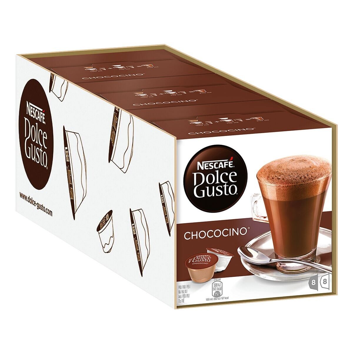 NESCAFÉ® Dolce Gusto® Kakao Chococino, 3x 16 Kapseln