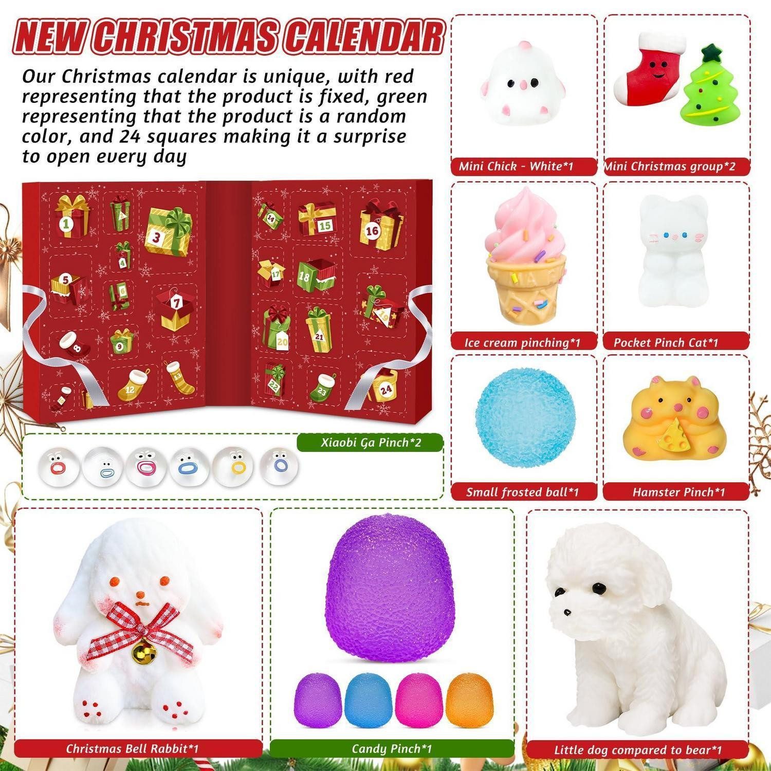 LuxusKollektion Spielzeug-Adventskalender Adventskalender 2026 Fidget Spielzeug 24 Tage – Bild 3 von 5