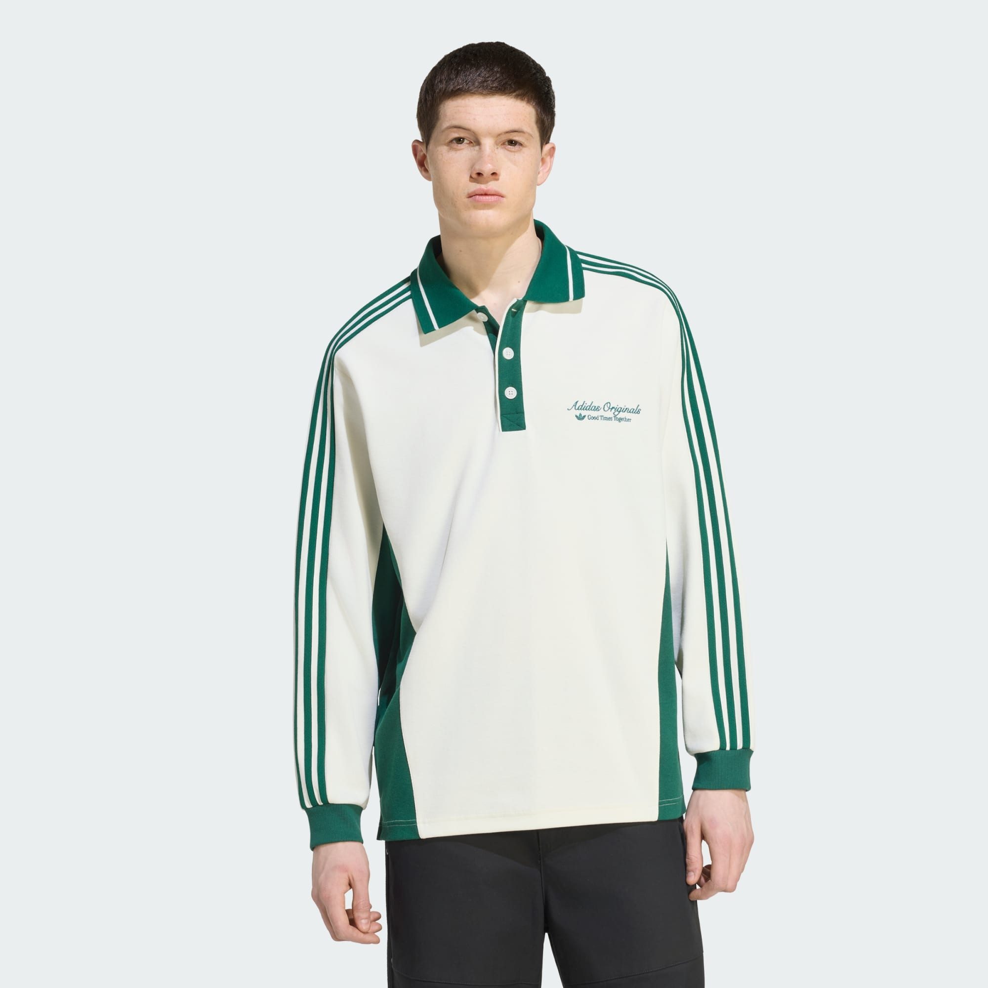 adidas Originals Langarm-Poloshirt POLOSHIRT LS M (1-tlg)