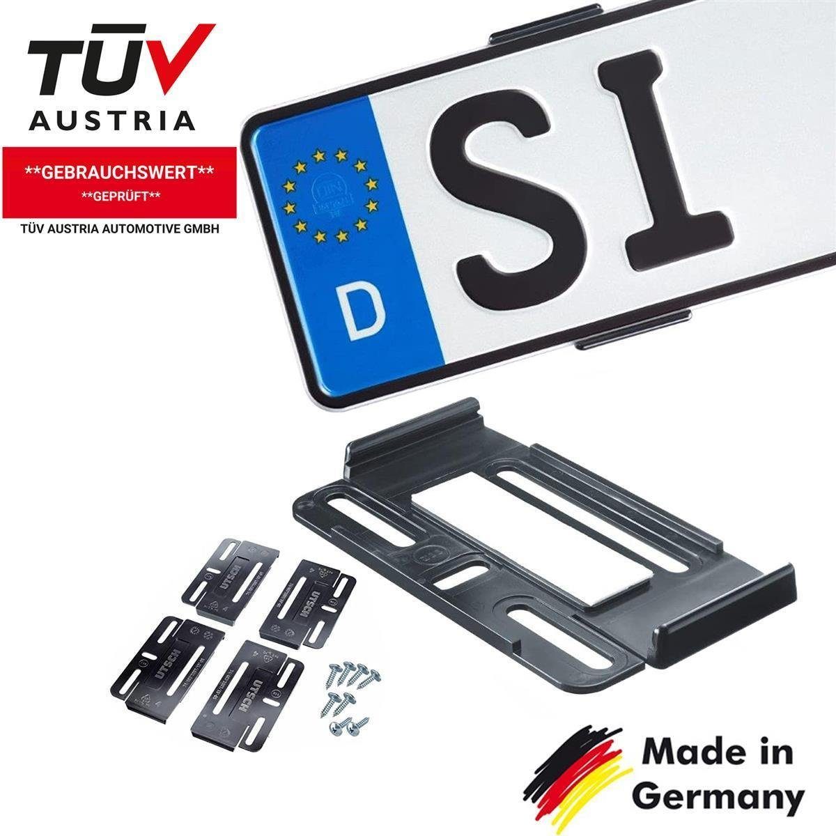 Utsch Ag Kennzeichenhalter Kennzeichenhalter rahmenlos - SimpleFix - Made in