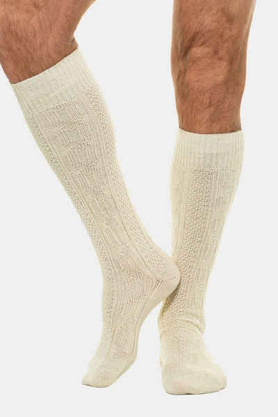 JP1880 Basicsocken Trachten-Strumpf langer Schaft bis Gr. 51