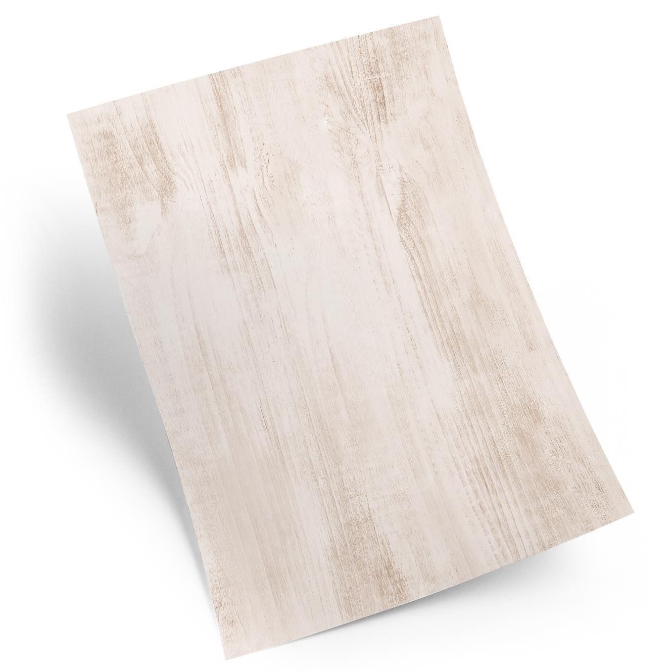 Logbuch-Verlag Klappkarte 100 Blatt Holz-Optik Briefpapier Motivpapier Holz Struktur DIN A4