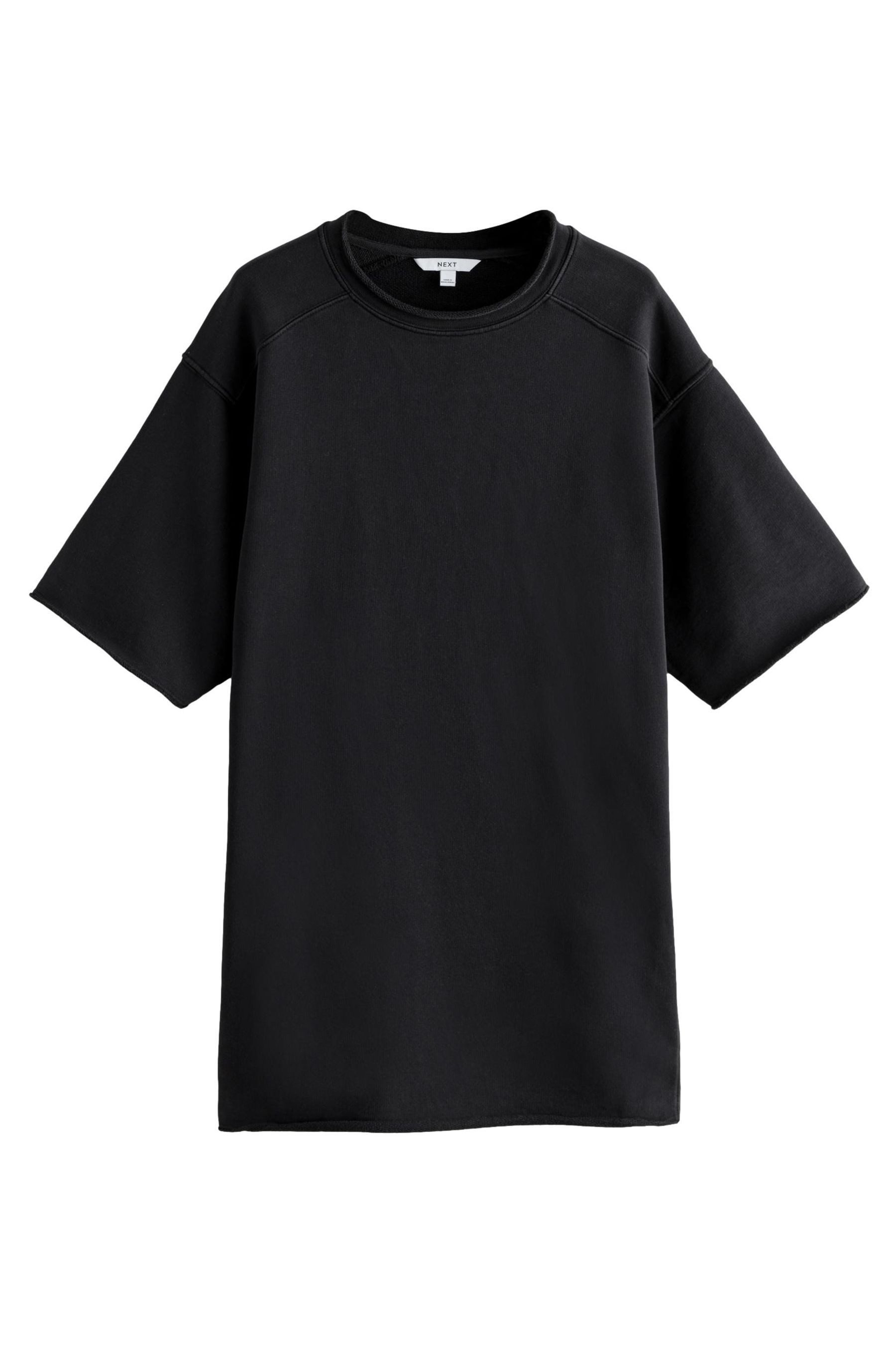 Next Shirtkleid Sweatshirt mit unversäubertem Saum günstig online kaufen