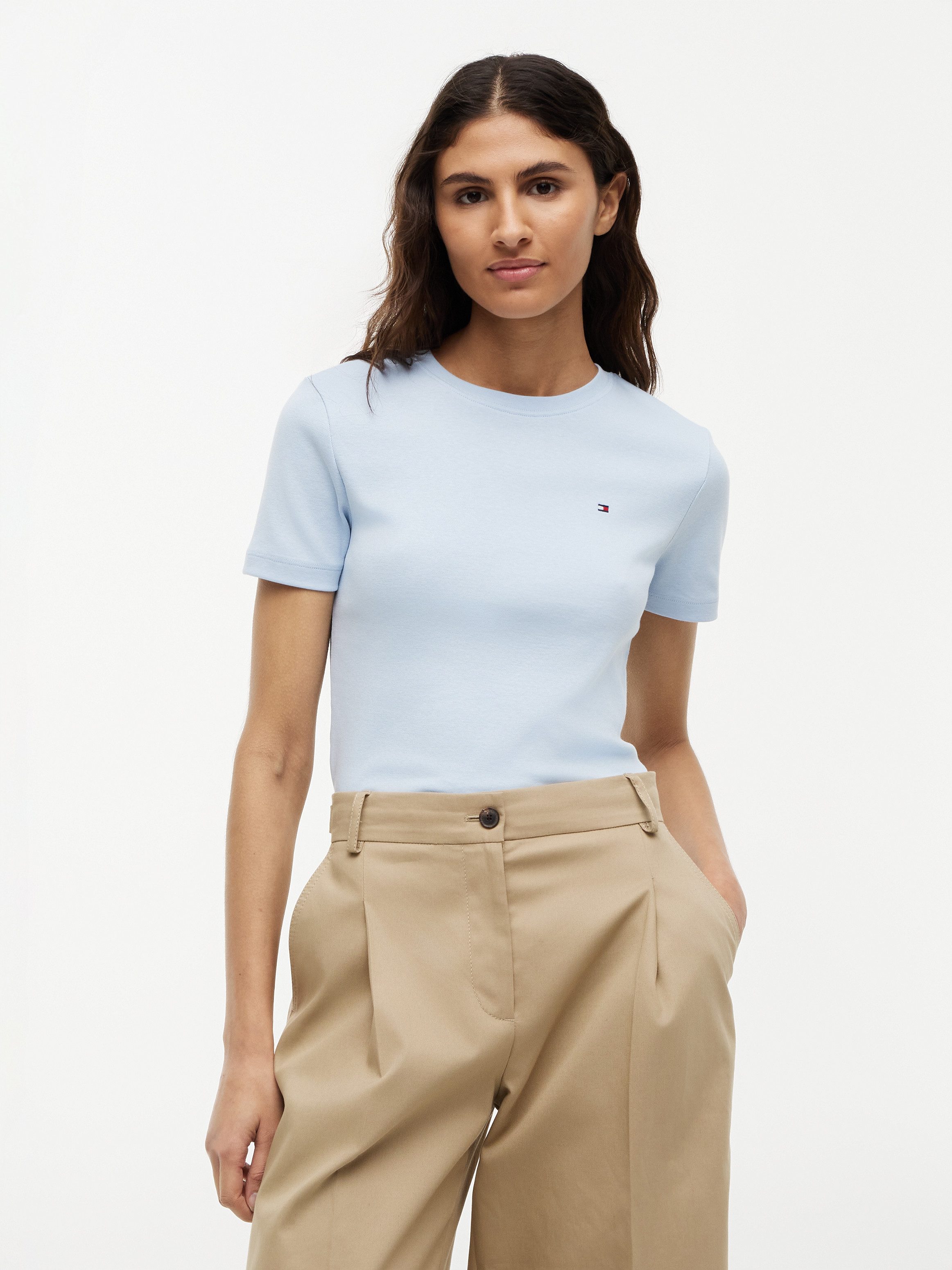 Tommy Hilfiger T-Shirt SLIM CODY C-NK Baumwolle, slim fit – Bild 2 von 5