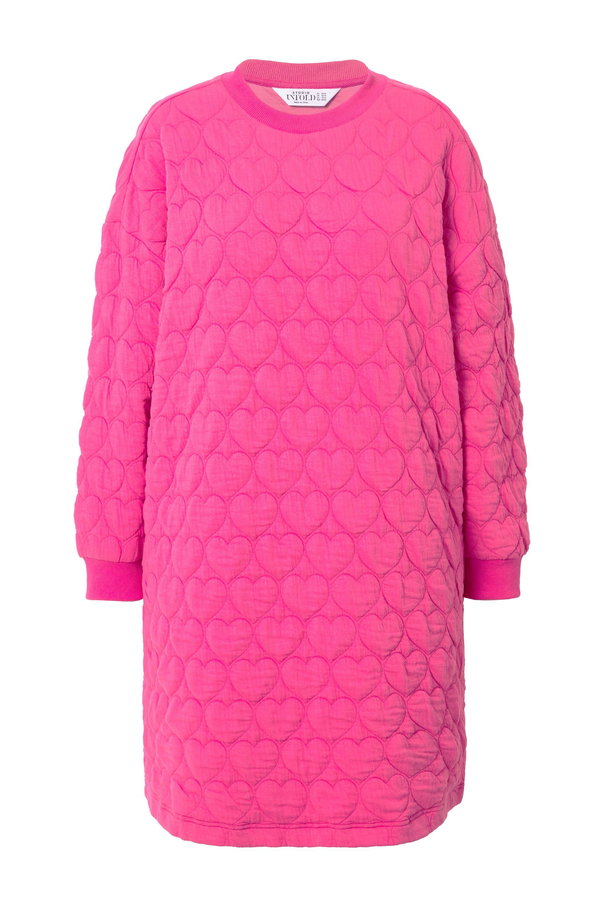 Studio Untold Minikleid Sweat-Minikleid oversized HEART-Stepp günstig online kaufen