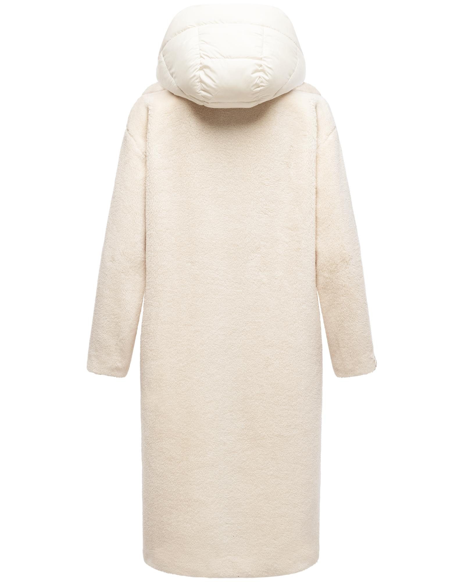 Navahoo Wintermantel Teddyzauber 14 Plüschmantel aus Teddyfleece mit abnehbmarem Krageneinsatz