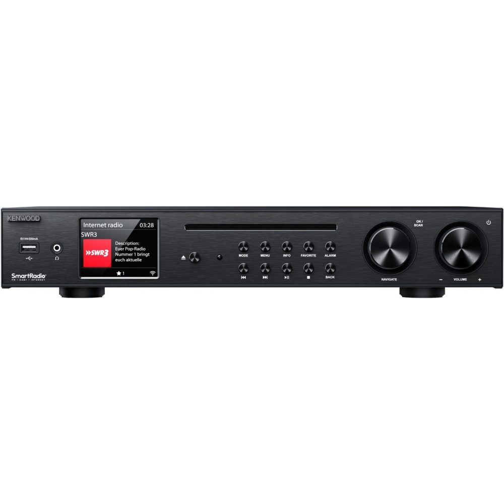 Kenwood KR-W8000SC-DB CD-Receiver schwarz mit Internetradio CD-Receiver