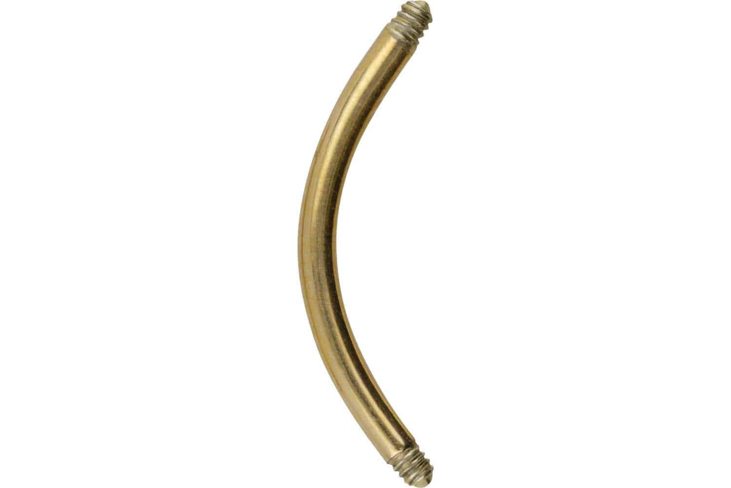 PIERCINGLINE Bauchnabelpiercing Chirurgenstahl Banane ohne Kugeln günstig online kaufen