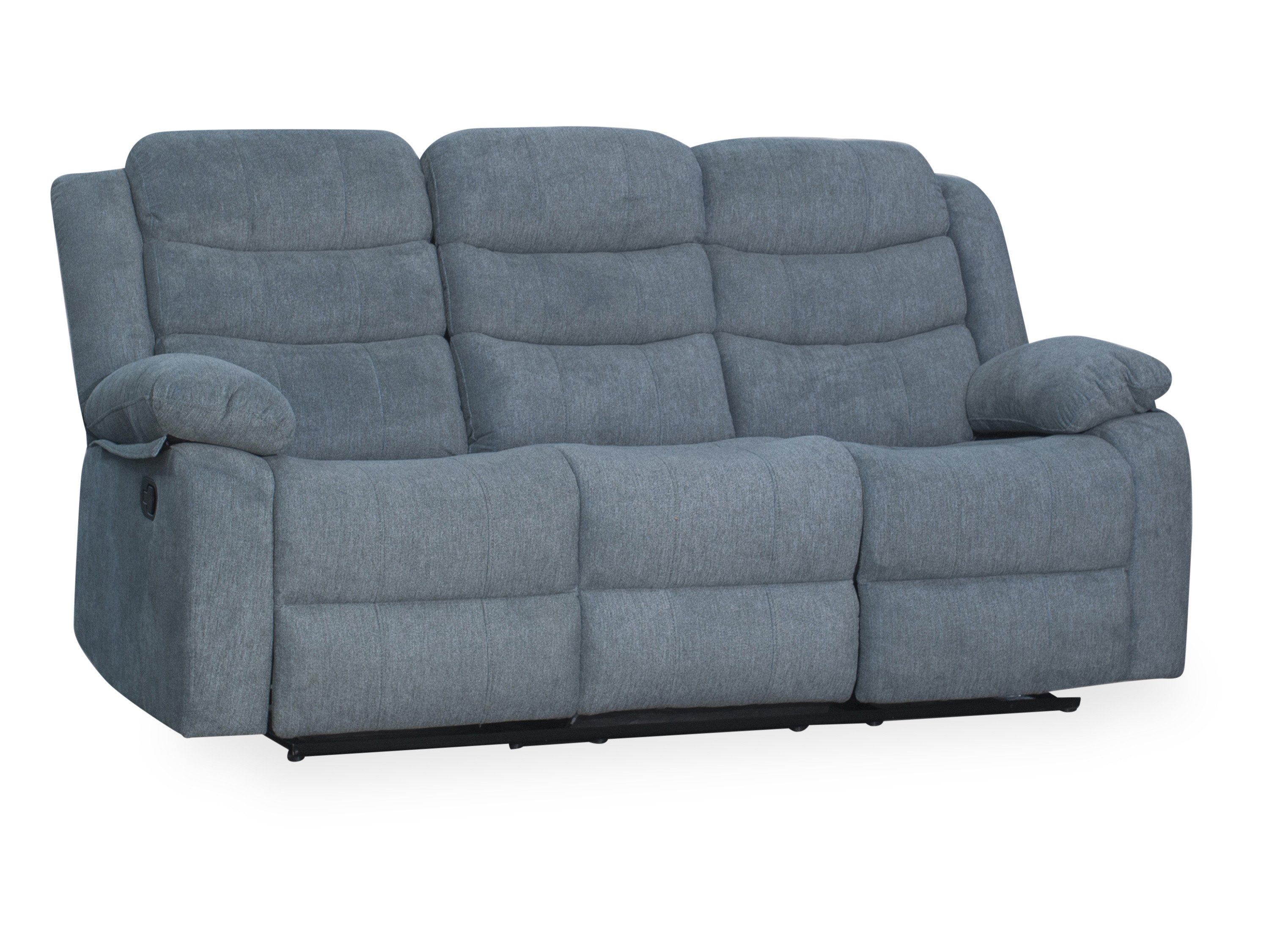 HARPER Sofa Sofa 3 Sitzer HARPER HUAMBO (BHT 192x95x98 cm) BHT 192x95x98 cm grau