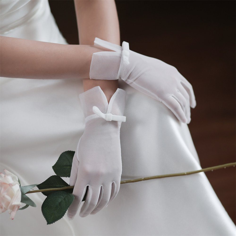 Rouemi Abendhandschuhe Abendhandschuhe, Einfache Handschuhe für die Hochzeit