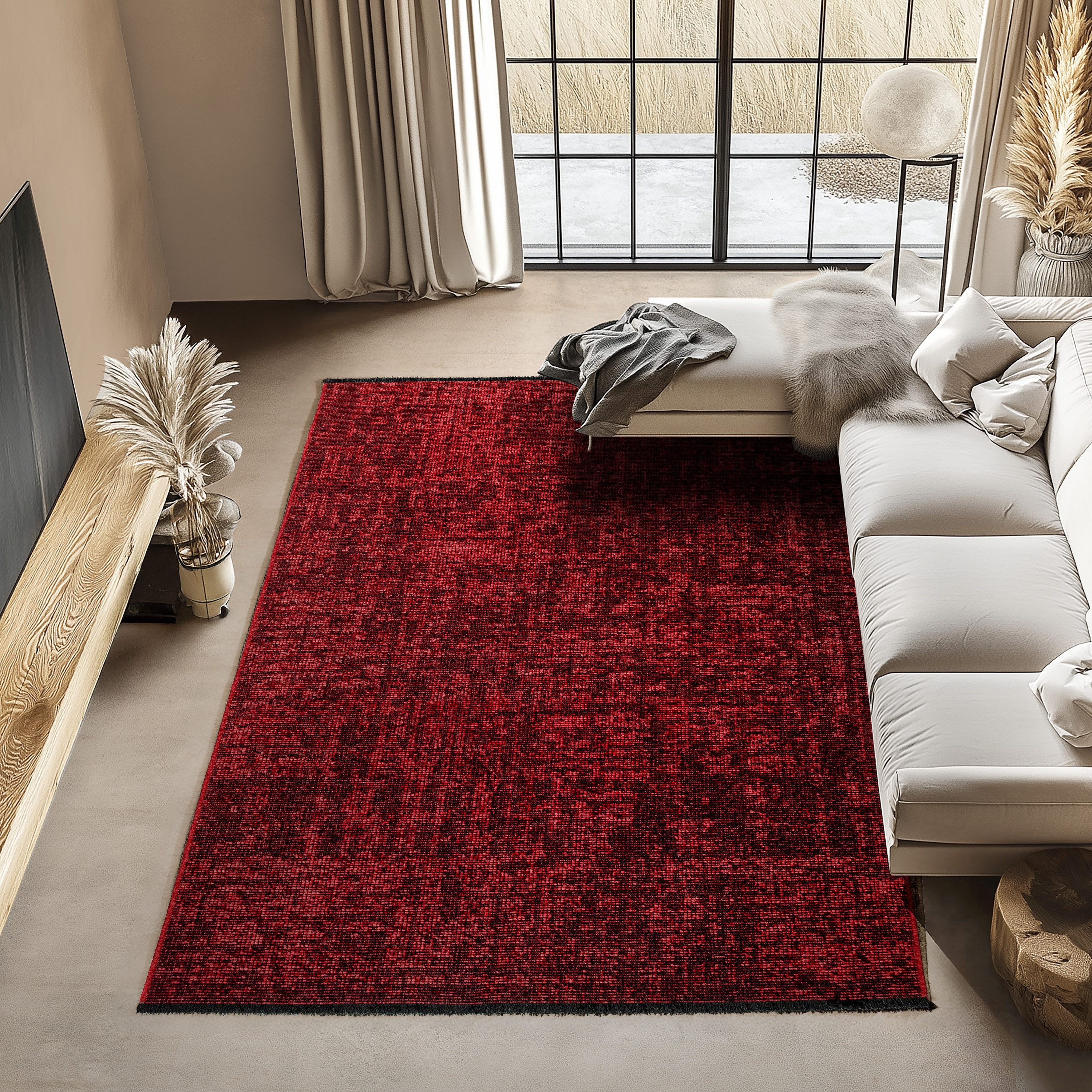 Carpettex Veloursteppich Boho Design, Rechteckig, Höhe: 7 mm, Baumwolle, Wa günstig online kaufen