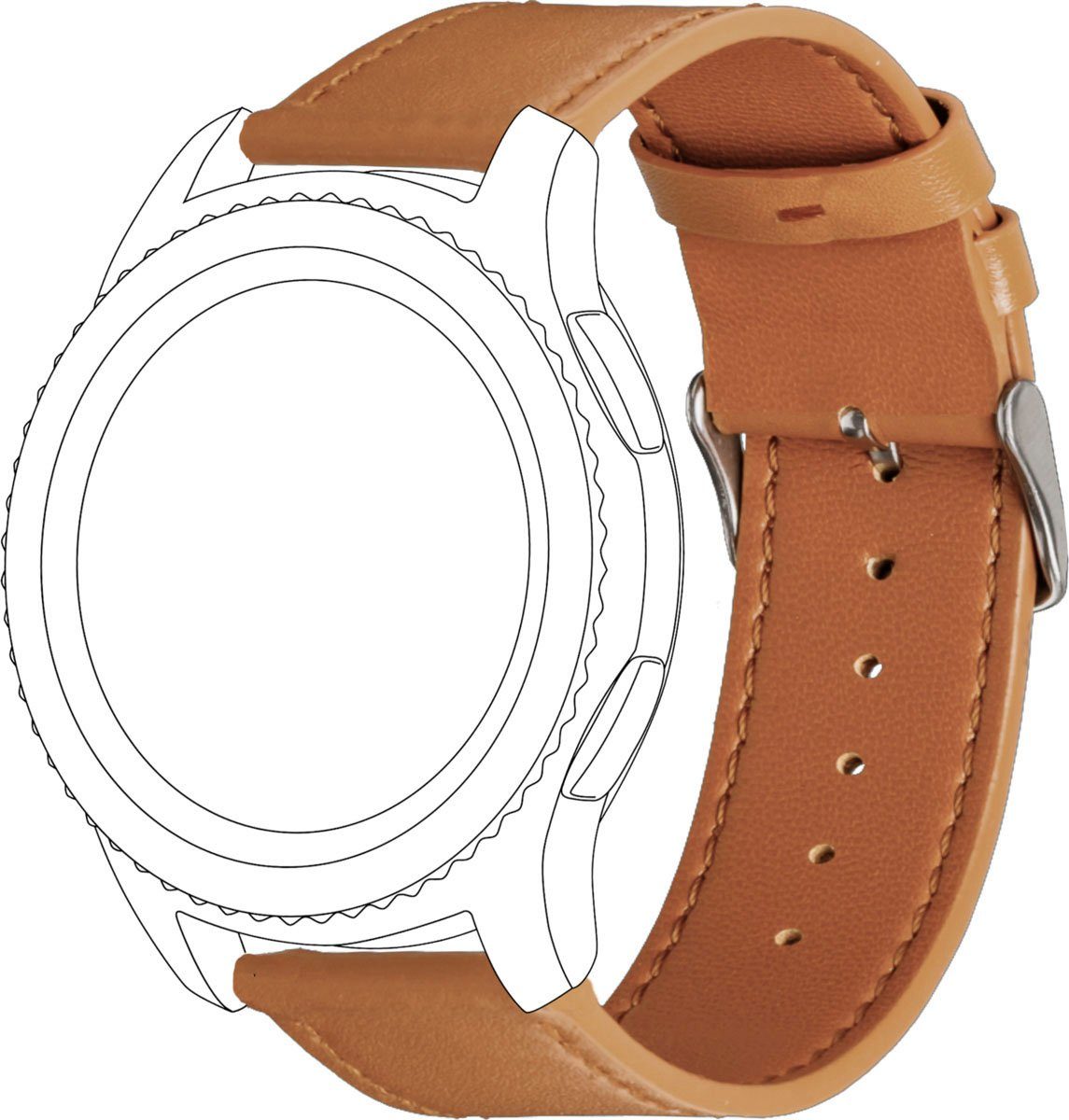 topp Accessoires Smartwatch-Armband »Armband für Samsung Galaxy Watch 46  mm/Samsung Gear S3 frontier/Samsung Gear S3 classic« online kaufen | OTTO