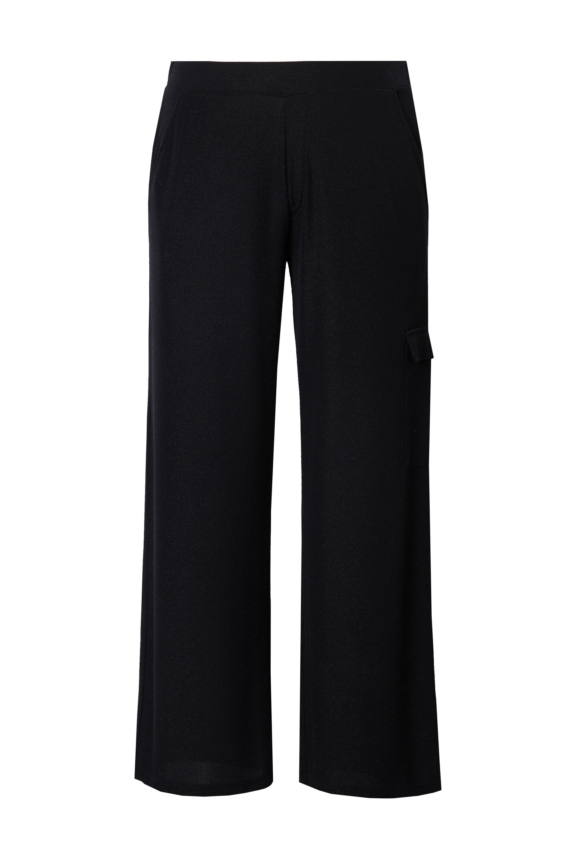 MIAMODA Funktionshose Cargohose Straight Fit Glitzereffekt günstig online kaufen