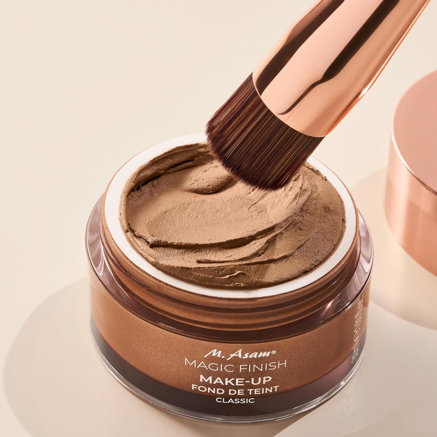M. Asam Foundationpinsel MAGIC FINISH Foundation Brush, Ultrasofter Make-up Pinsel für Foundation & Concealer
