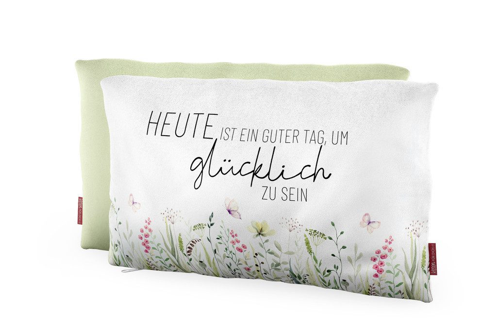 La Vida Geschenk für Dich Dekokissen Heute ist ein guter Tag, um glücklich zu sein