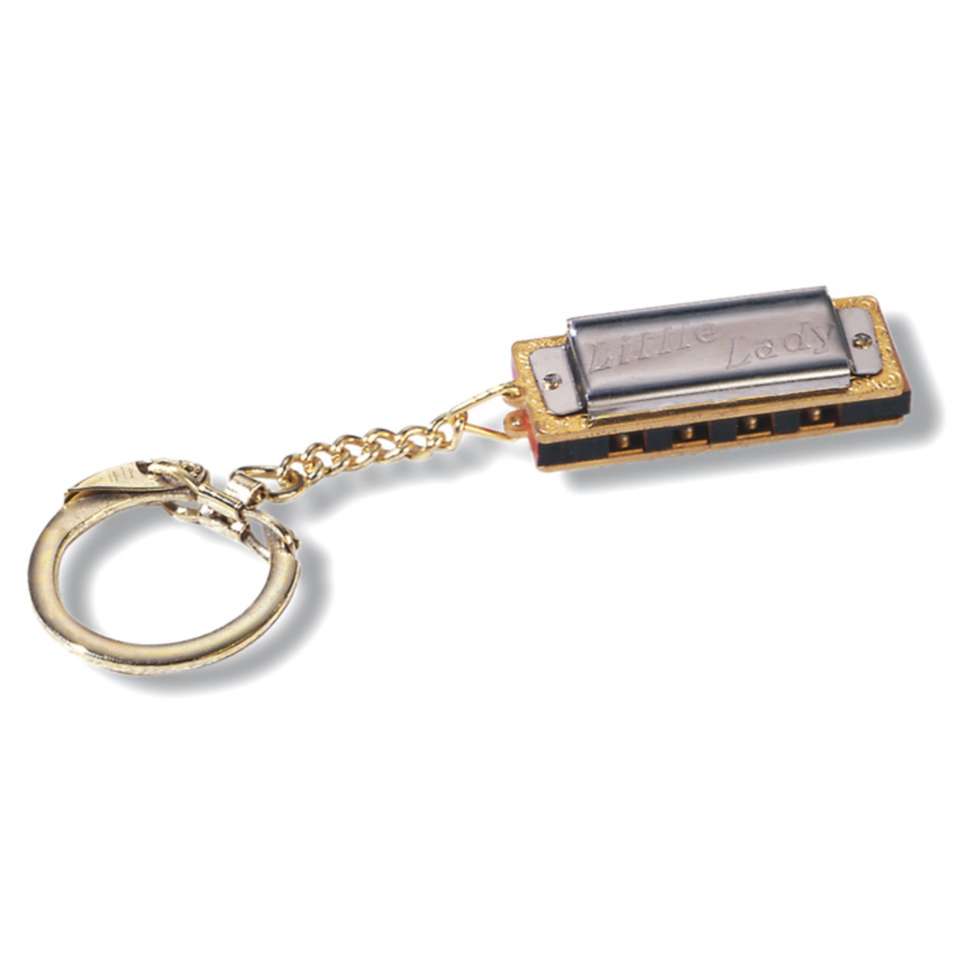 Hohner Mundharmonika, Губные гармоники, Sonstige Губные гармоники, Little Lady mit Schlüsselring Mundharmonika C-Dur, ca: 3,5cm -