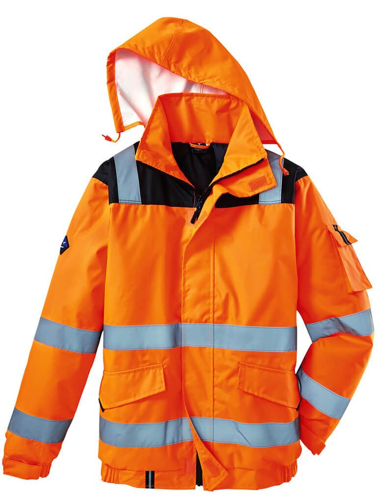 Terrax Workwear Arbeitsjacke Herren Warnschutzjacke Pilotenjacke wattiert mit Reflexstreifen
