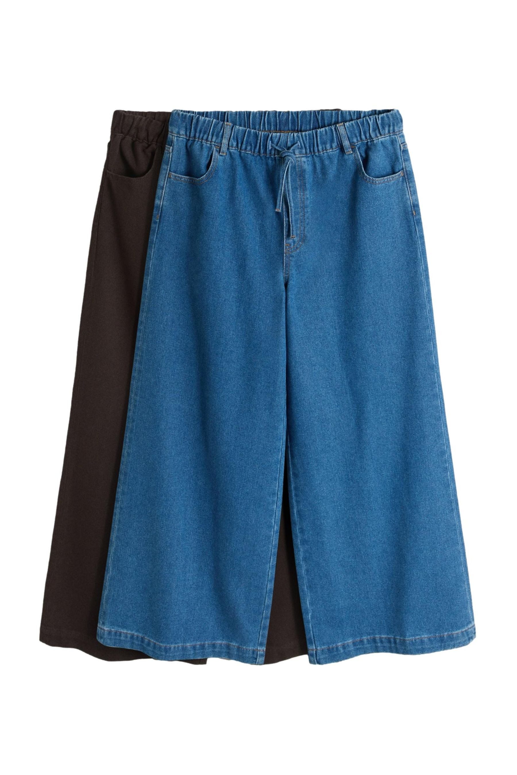 Weite Jeans The Set Schlupfjeans mit weitem Bein, 2er-Pack