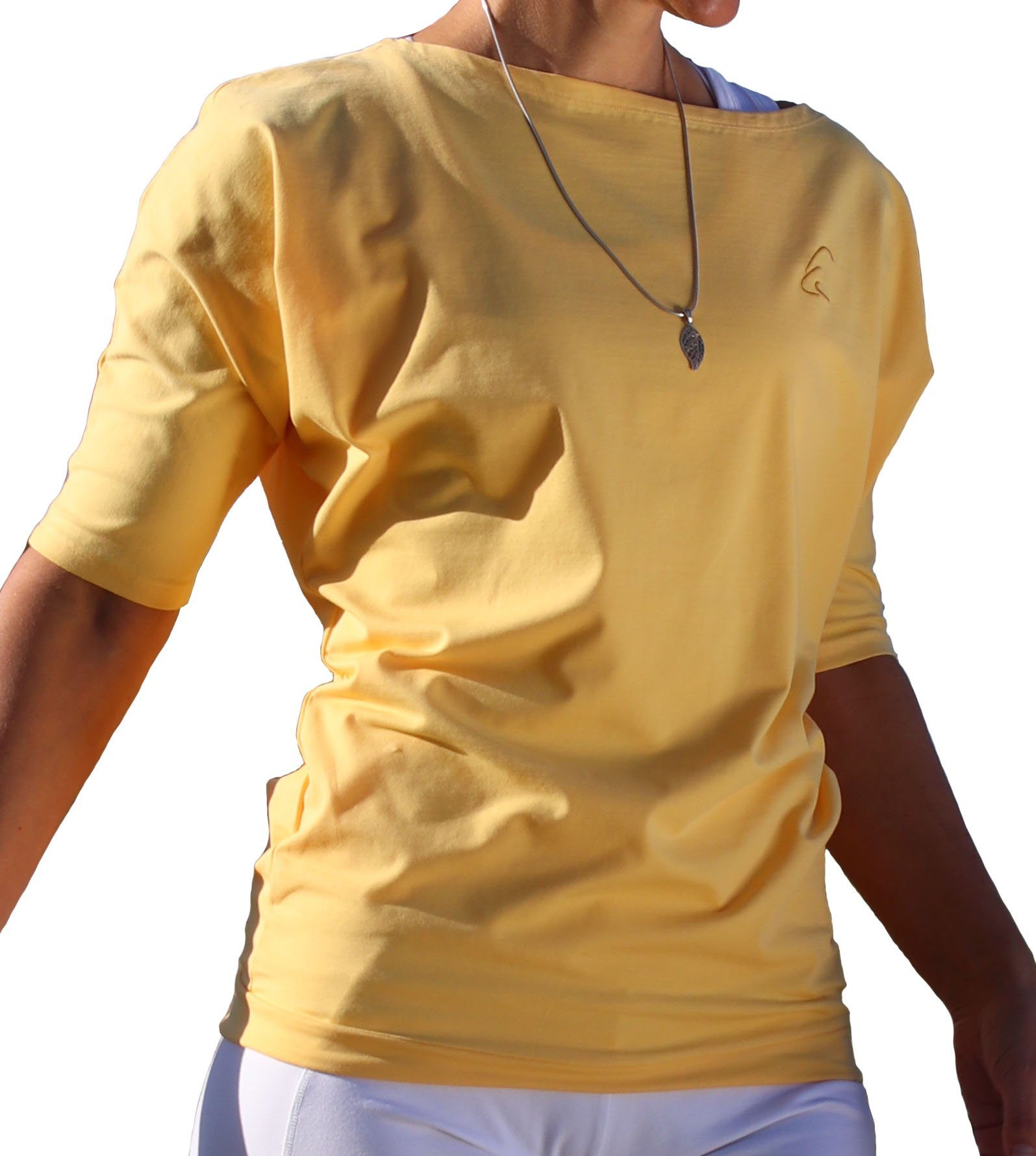 ESPARTO Yogashirt Halbarmshirt Sadaa in Bio-Baumwolle günstig online kaufen