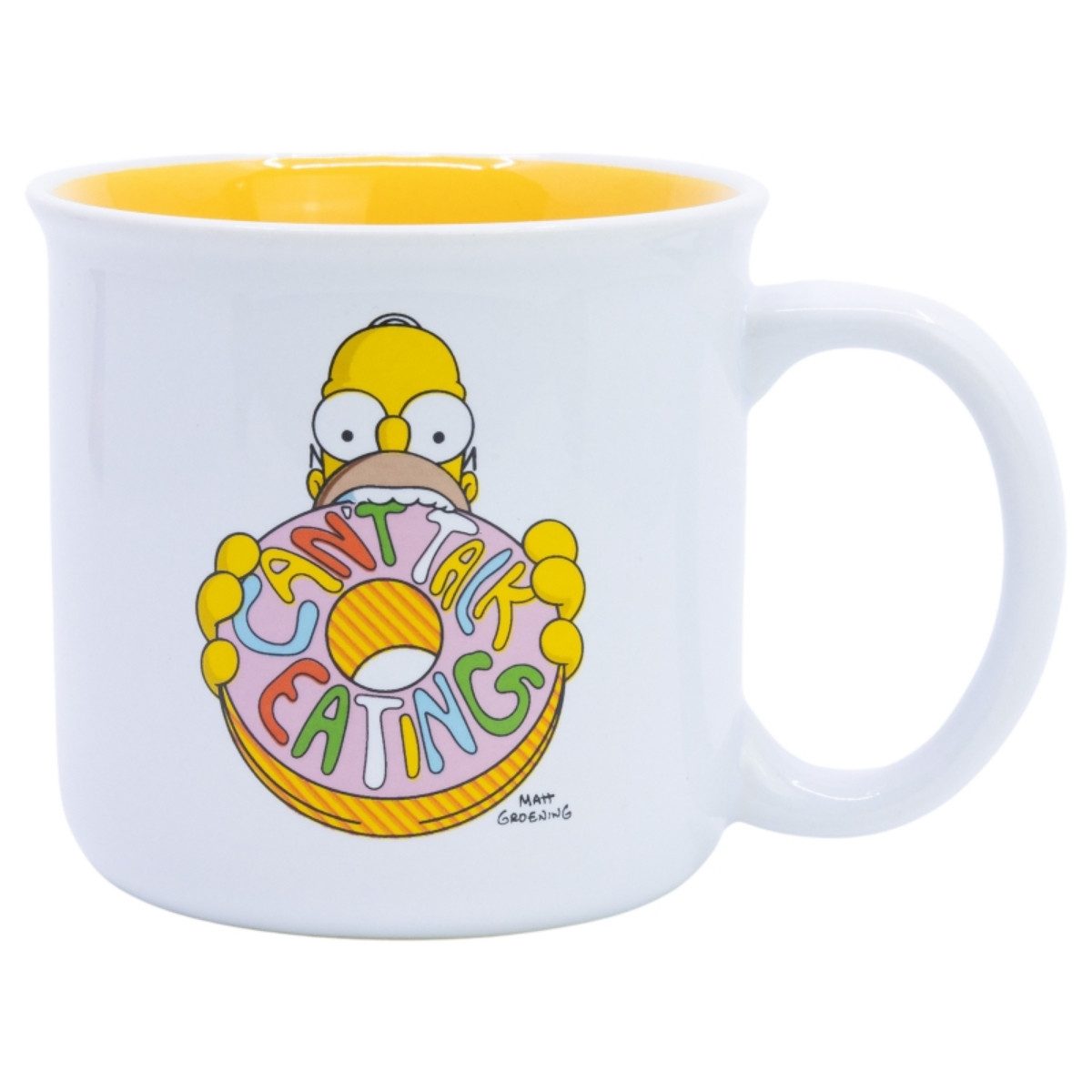 The Simpsons Tasse Homer Gesicht Keramik Frühstückstasse 400 ml in Geschenkbox, Keramik