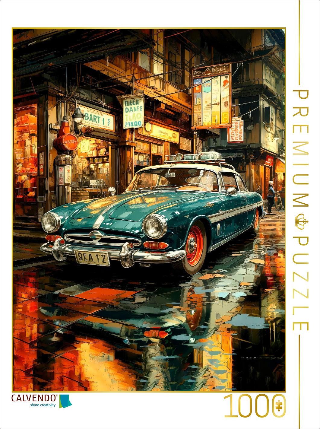 Puzzle CALVENDO Puzzle Oldtimer, 1000 Teile Lege-Größe 64x48cm Foto-Puzzle f