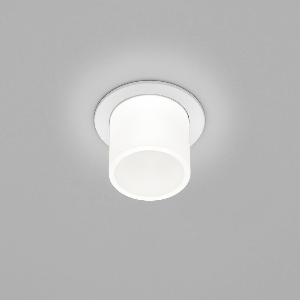 click-licht LED Einbauleuchte LED Deckeneinbaustrahler Pic in Weiß und Transparent-satiniert 8W, keine Angabe, Leuchtmittel enthalten: Ja, fest verbaut, LED, warmweiss, Einbaustrahler, Einbauleuchte