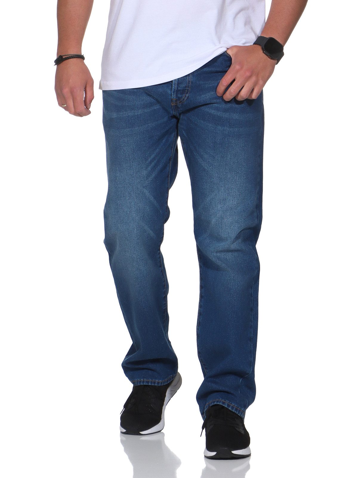 Levi's® Straight-Jeans Herren Jeans 501® LEVI'S ORIGINAL gerader Passform, robuster Denim – Bild 2 von 5