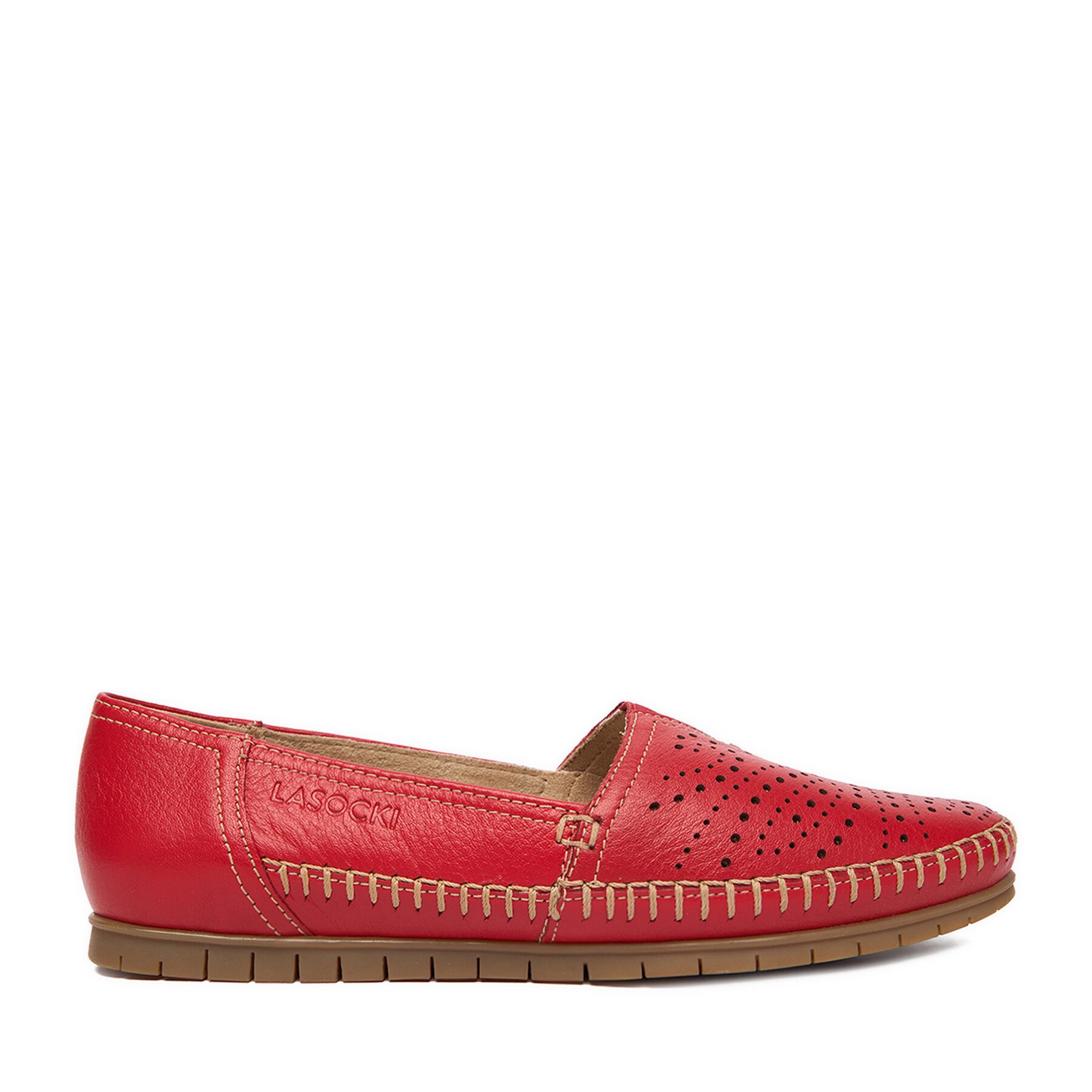 LASOCKI Lasocki Damen-Sneaker, rot, niedrig Stiefel