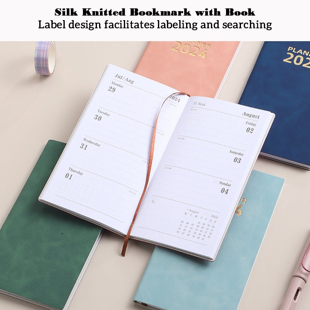 Texturen, 365 Blusmart Zeitmanagement-Notizbuch, brown Feine Tage Notizbuch Glättungshandbuch