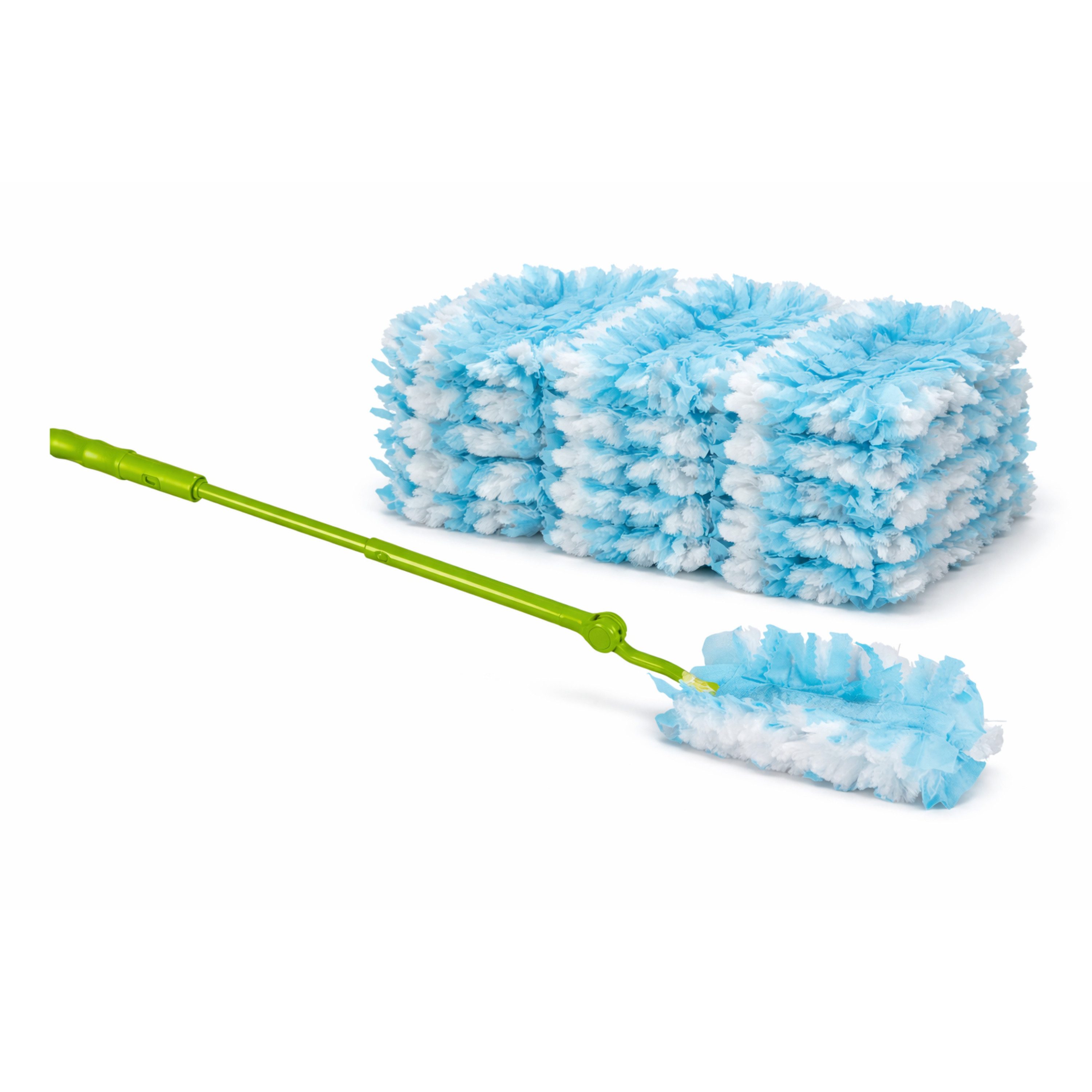 varivendo Staubwedel Staubwischer mit Teleskopgriff, 25 Ersatztücher (Stück, 26-St., Staubwischer), Staubmop Teleskopstange Staubwedel ausziehbar Bodenwischer