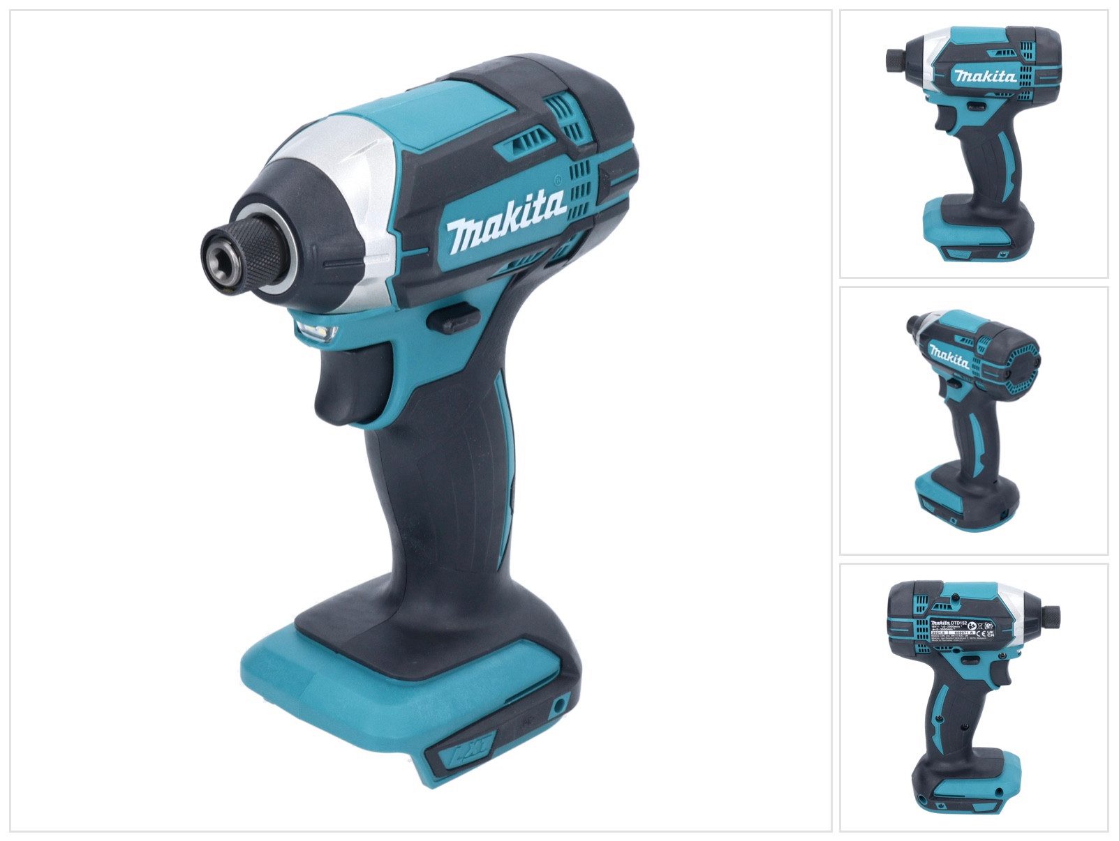 Makita Akku-Schlagschrauber DTD 152 Z Akku Schlagschrauber 18 V 165 Nm 1/4" Solo