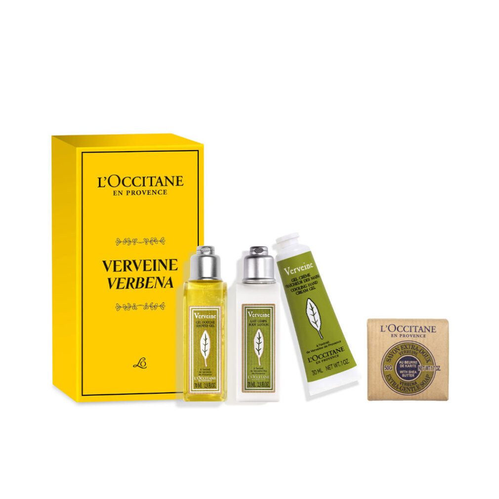 L'OCCITANE Hautpflege-Set VERBENA BODY CASE 4 pcs