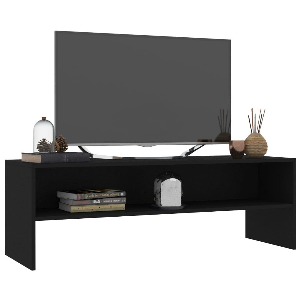 TV-Schrank 120x40x40 Schwarz vidaXL cm Holzwerkstoff TV-Schrank (1-St)