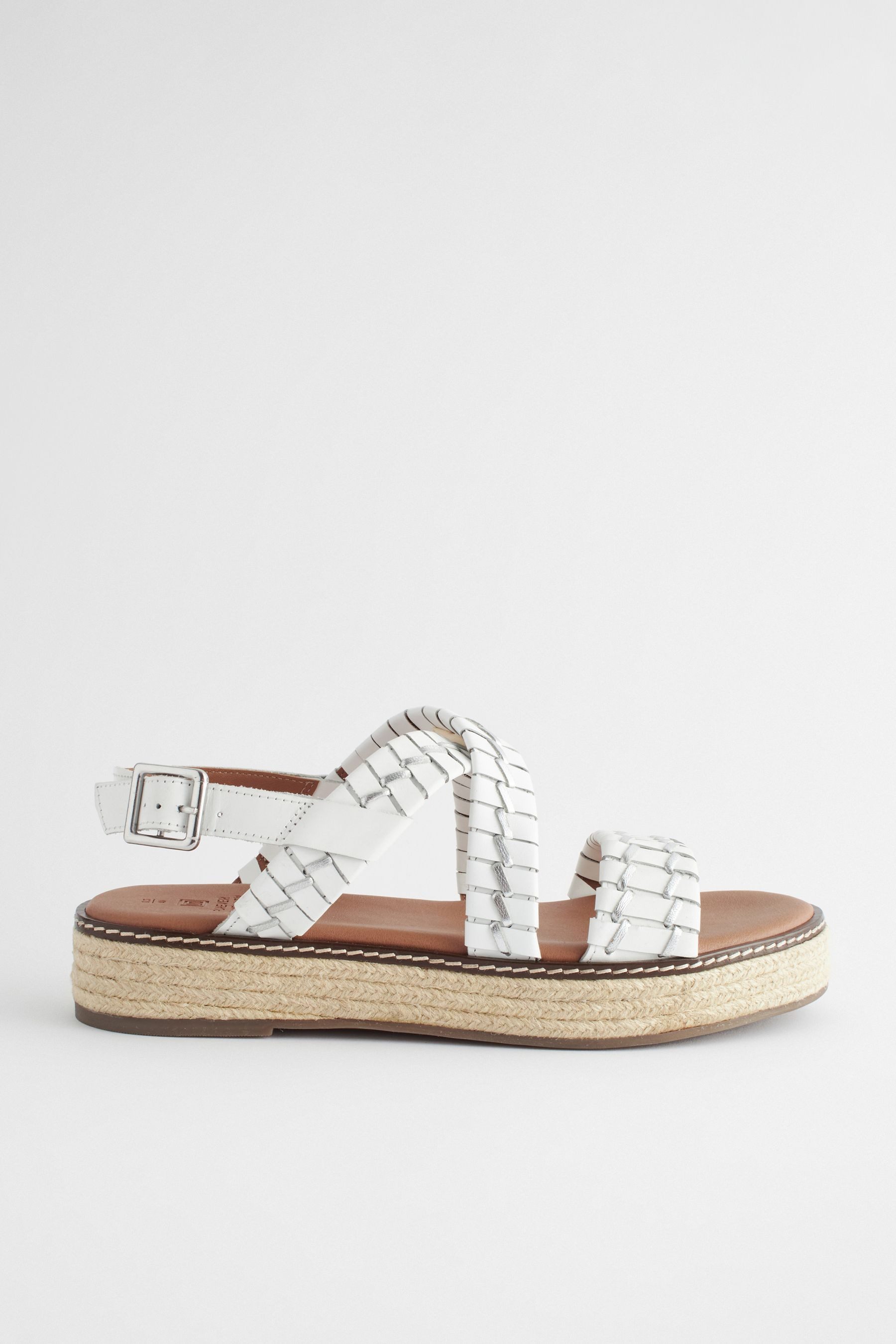 Next Forever Comfort® Эспадрильи Plateau-Ledersandale Keilsandalette (1-tlg)
