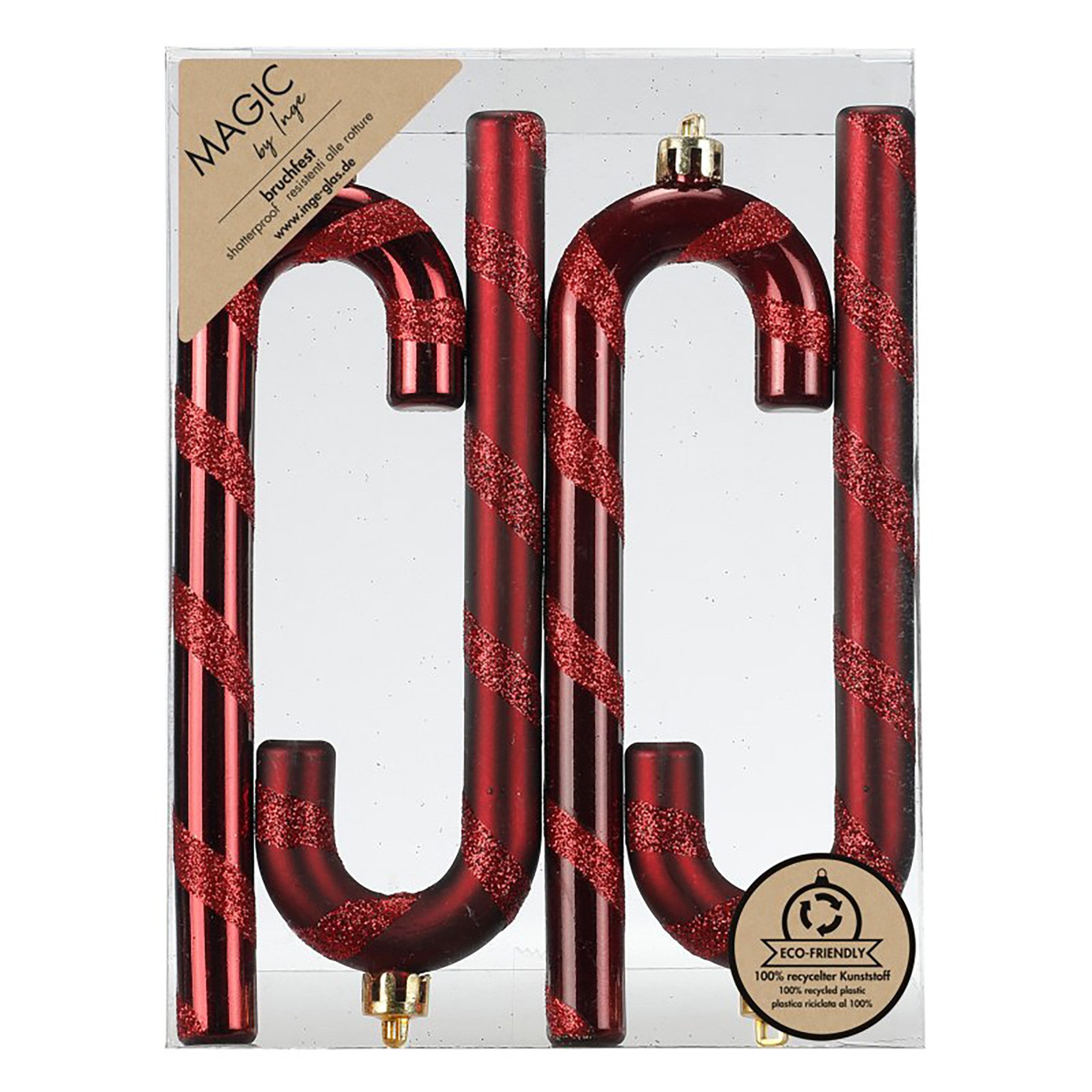 MAGIC by Inge Christbaumschmuck, Christbaumschmuck Zuckerstangen 14cm Kunst günstig online kaufen