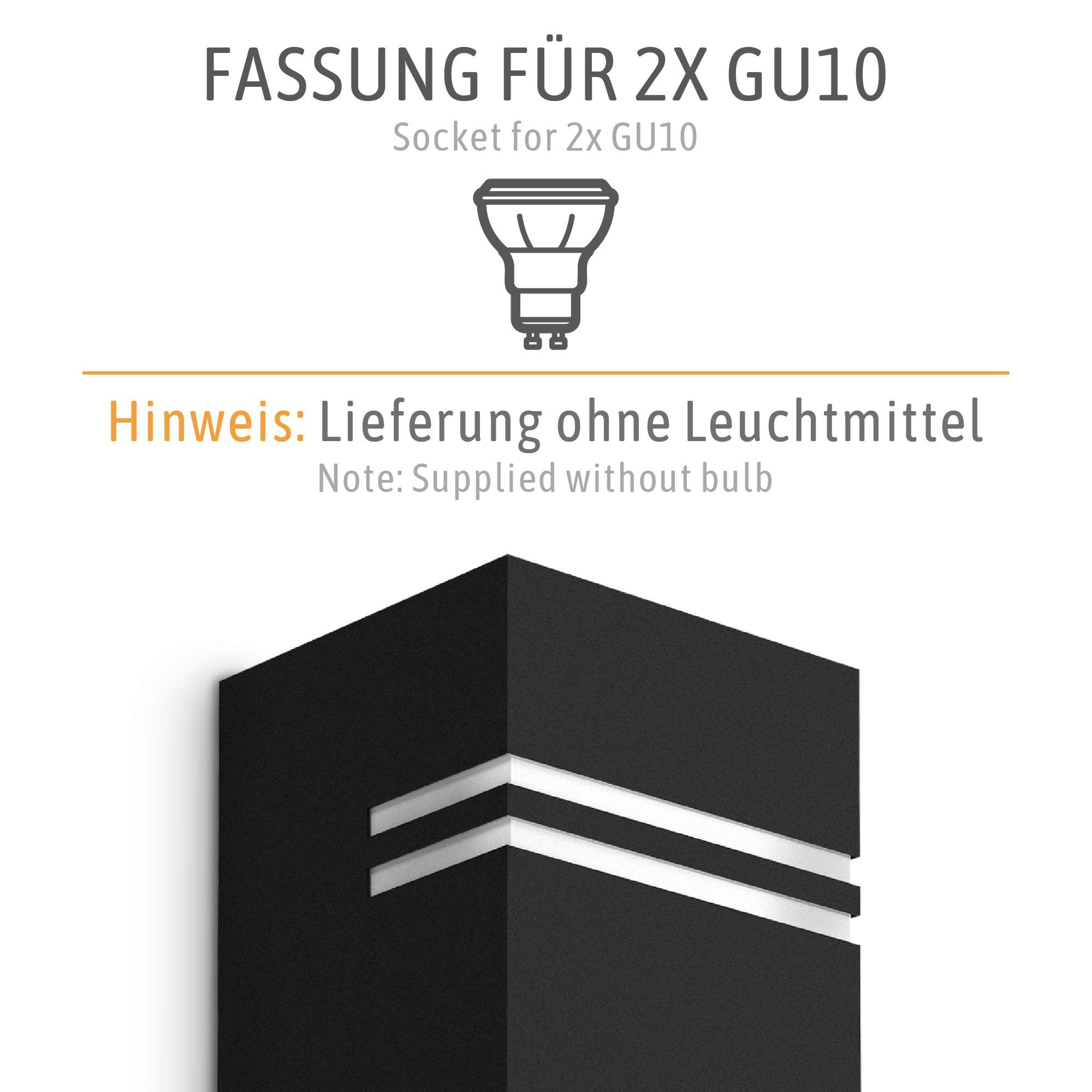 SSC-LUXon LED up Aufbauleuchte, JOVO-L down IP44 Aufbaustrahler Aussen-Wandleuchte & Wandlampe